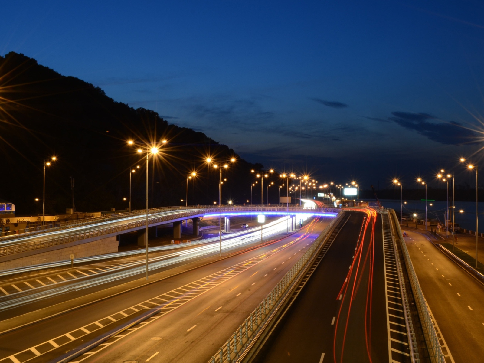 Ночные огни Киева