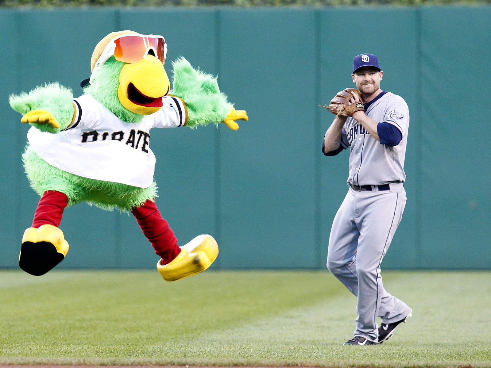 Символ бейсбольной команды с игроком