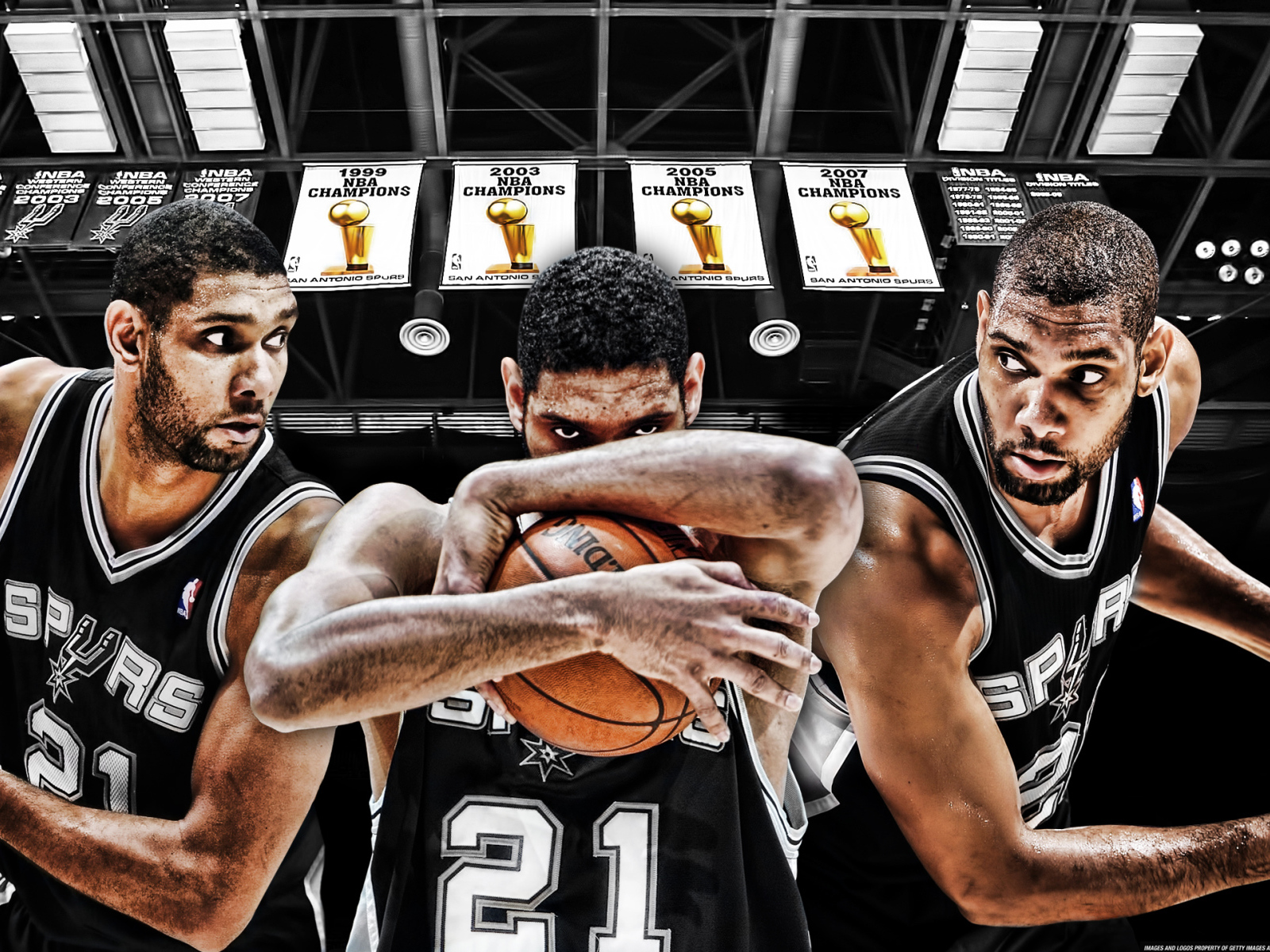 Тим Дункан в атаке