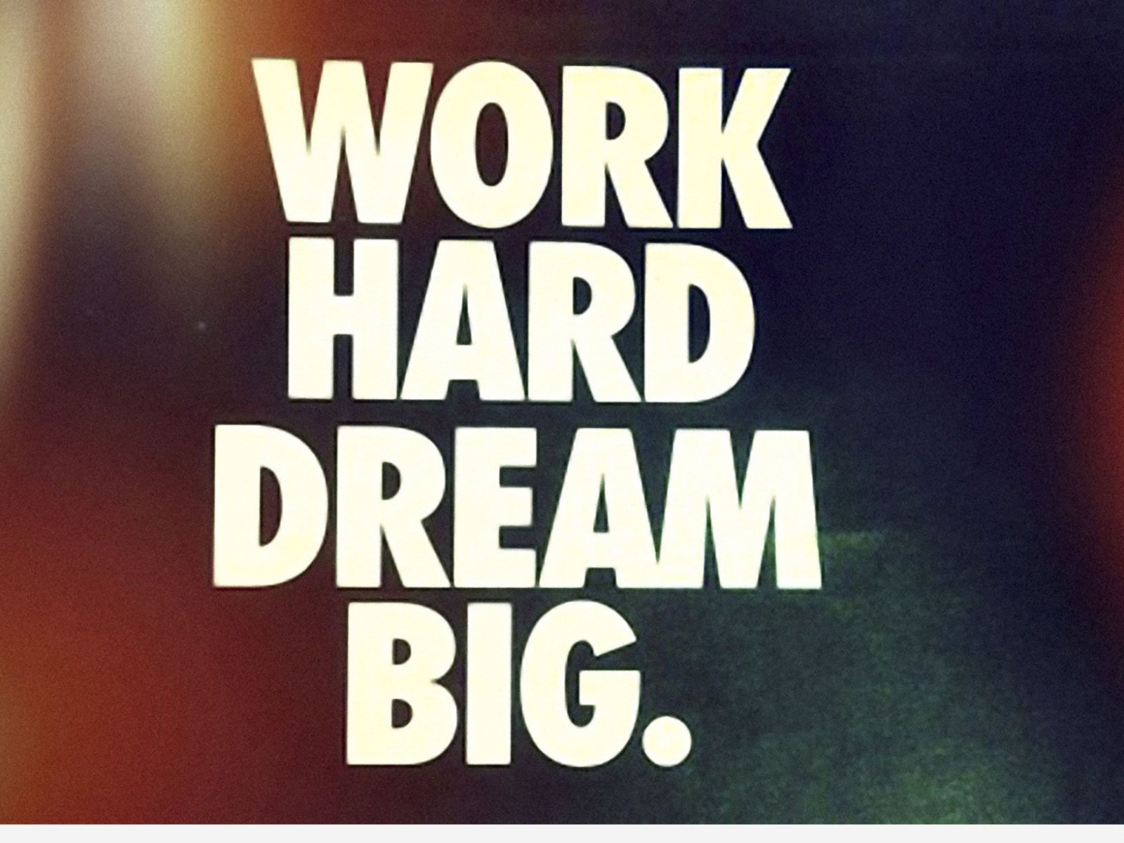 Работай и мечтай
