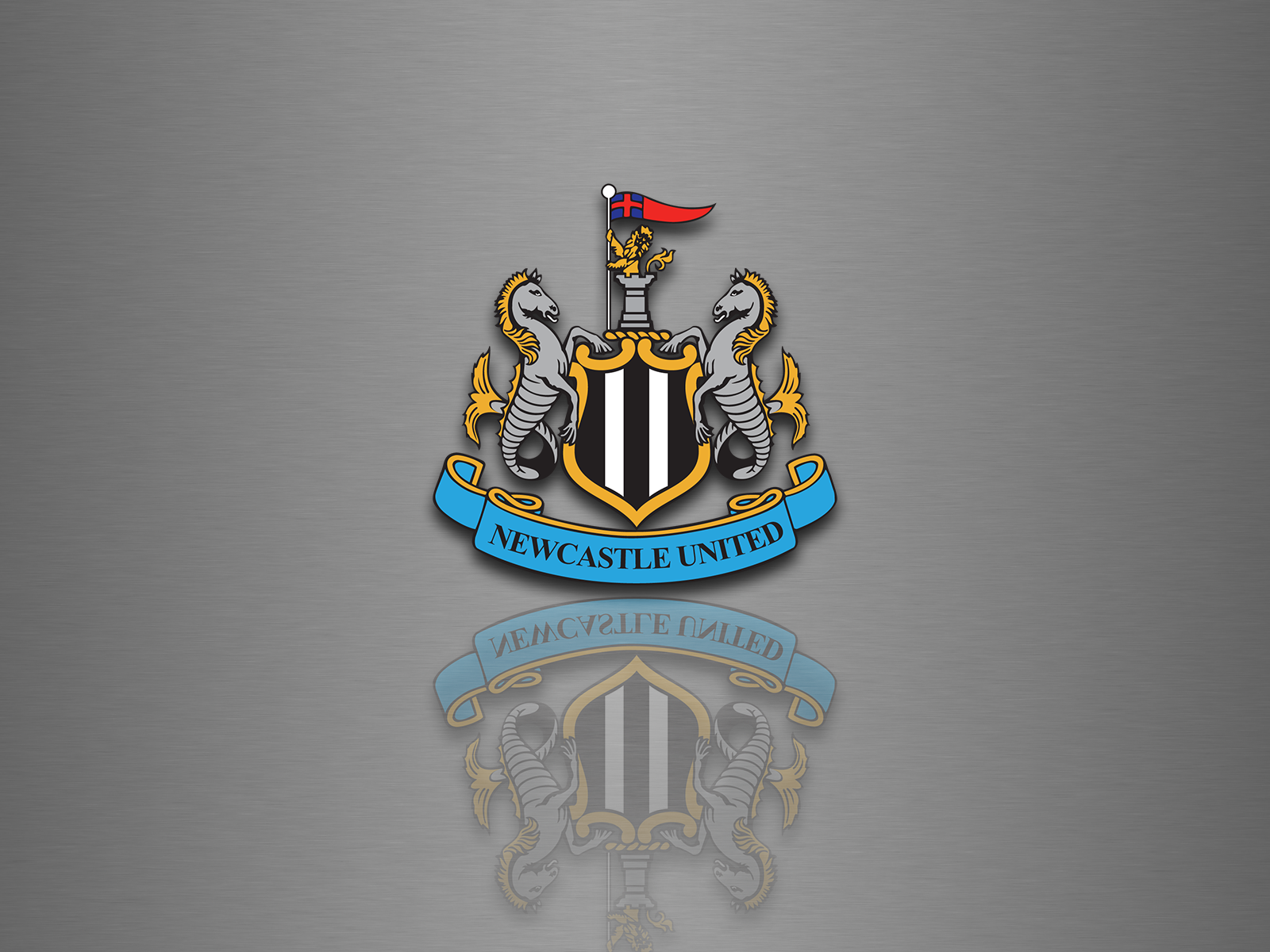 Известная футбольная команда Англии Ньюкасл Юнайтед
