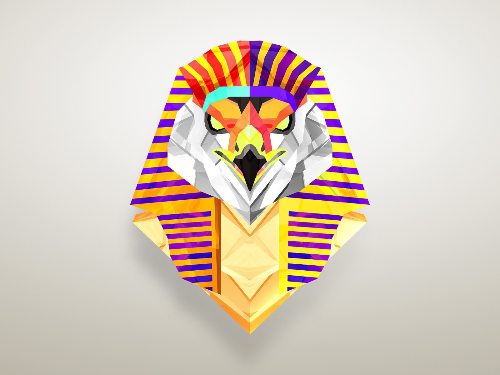 Египетский бог, 3-Д графика