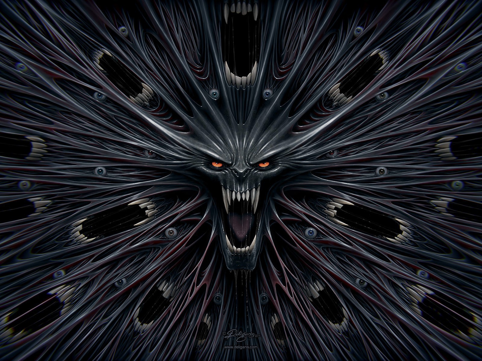 Симметричный фантастический монстр