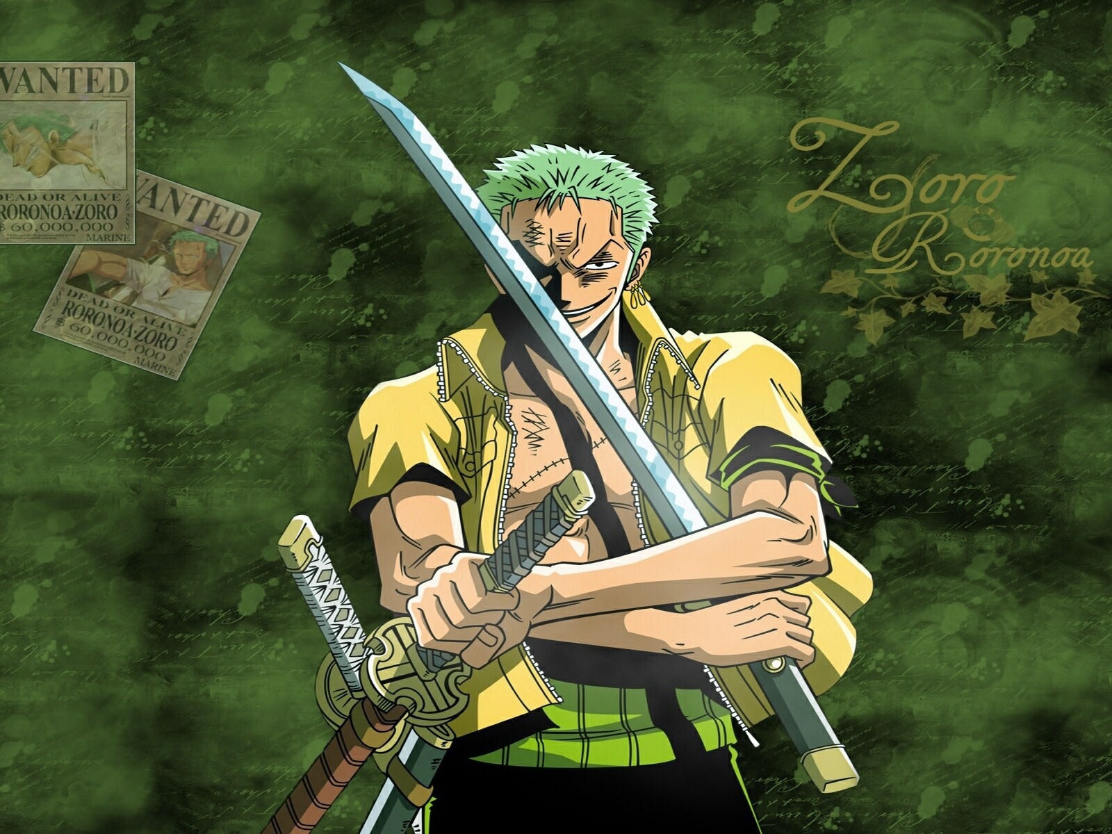 Персонаж аниме Ророноа Зоро