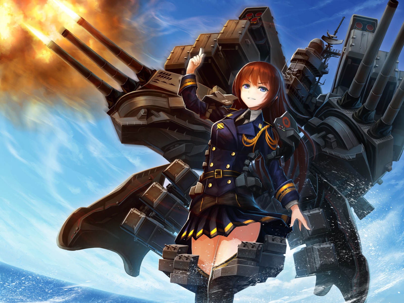 Девушка аниме командует боевым роботом, Kantai Collection