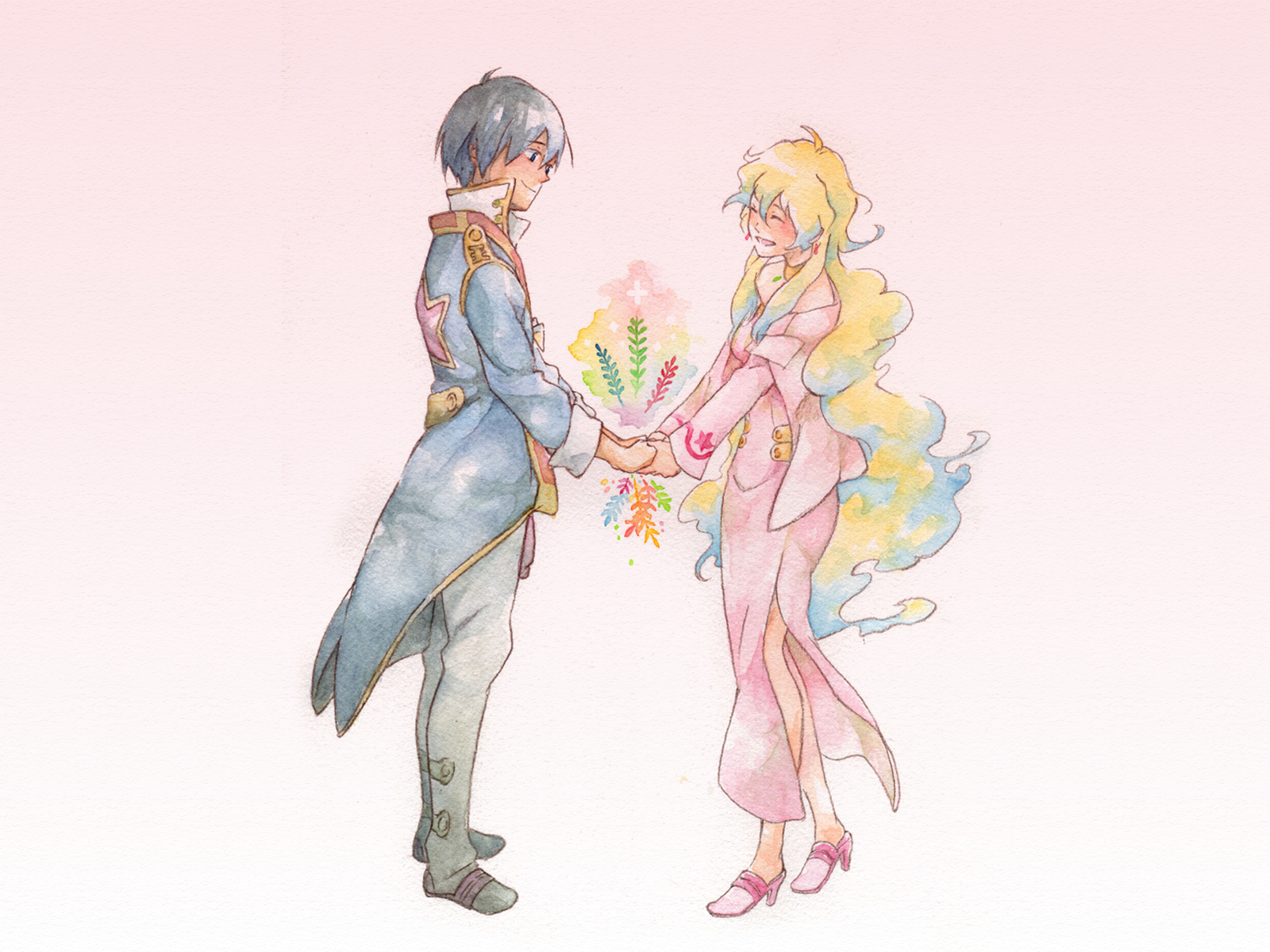 Влюбленная пара из аниме Гуррен-Лаганн