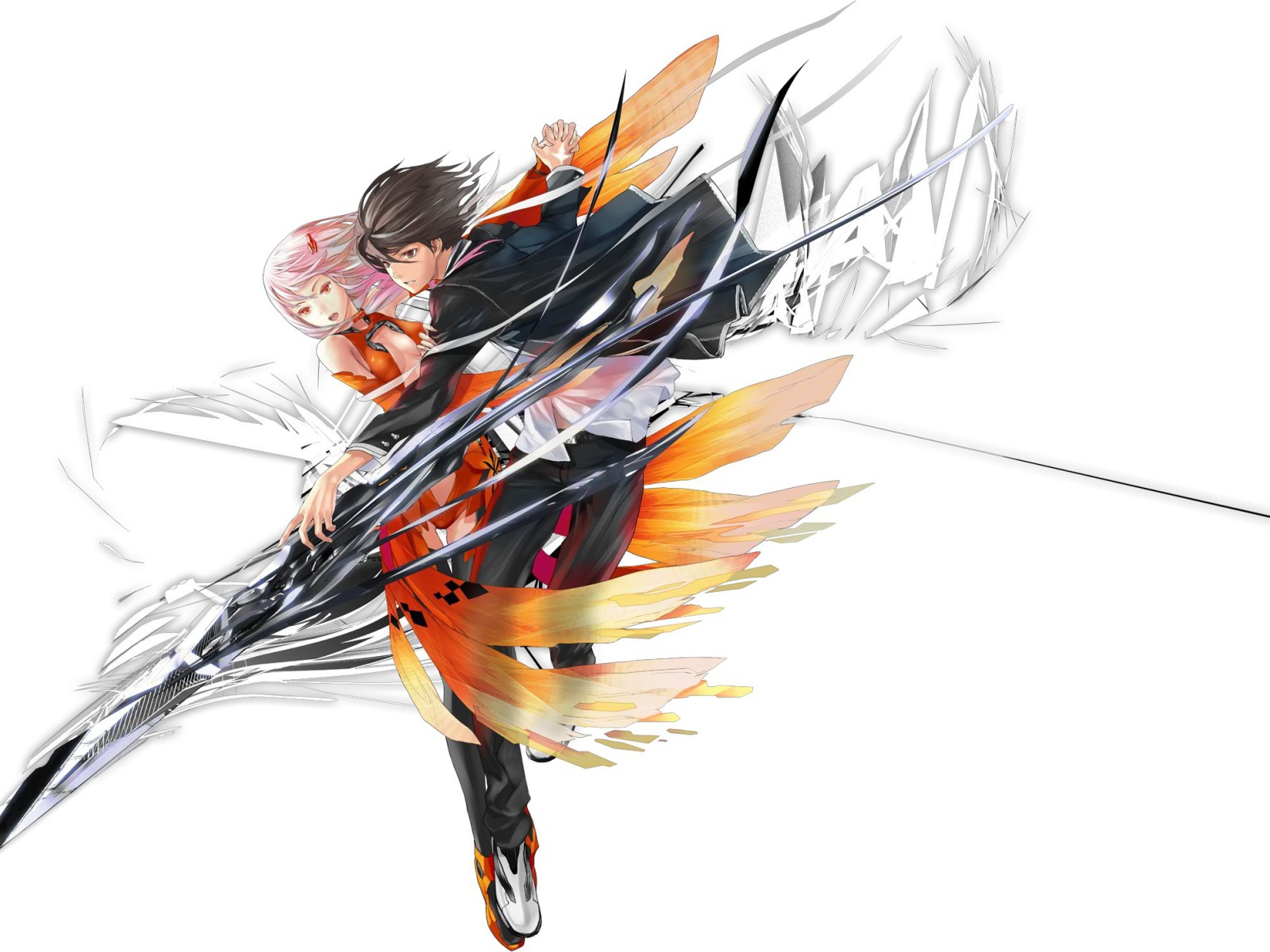 Танец в аниме Guilty Crown