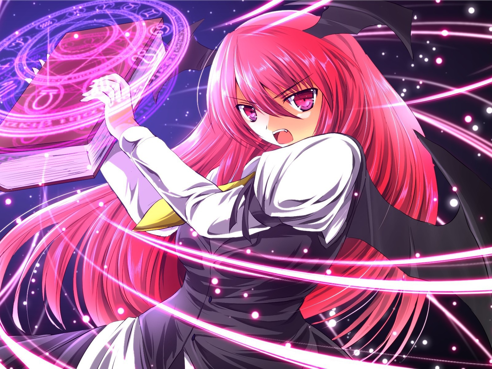 Чародейка аниме с магической книгой