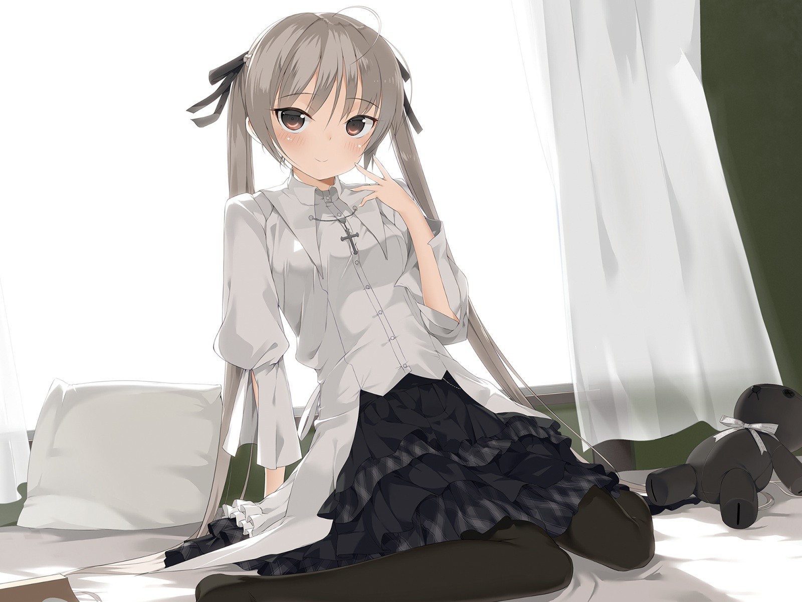 Девушка из аниме Связанные небом