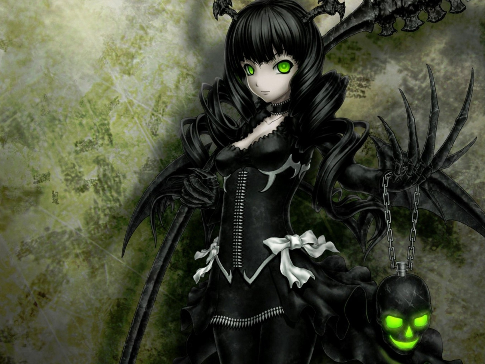 Девушка аниме мастер смерти