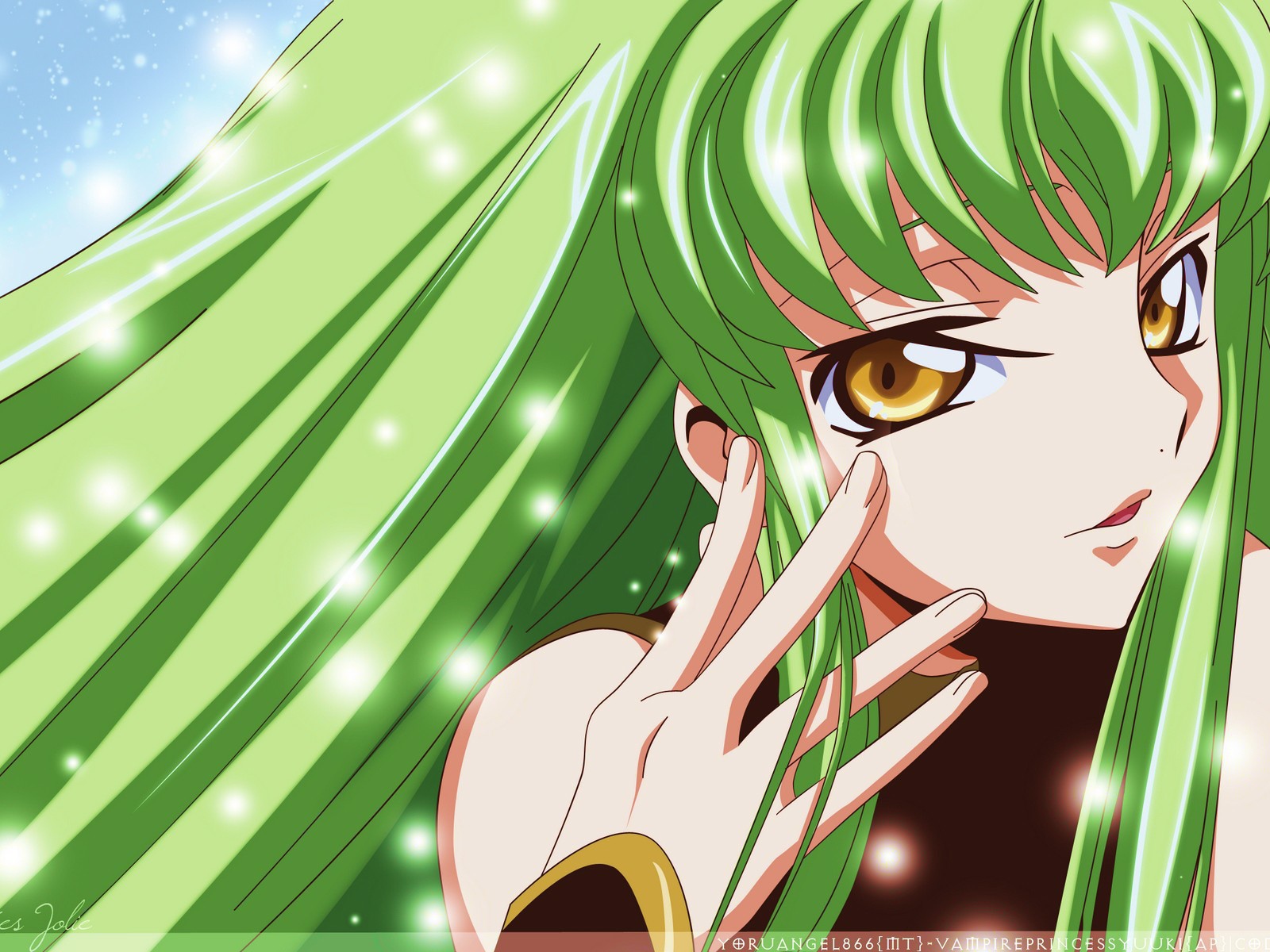 Зеленоволосая девушка аниме, Code Geass