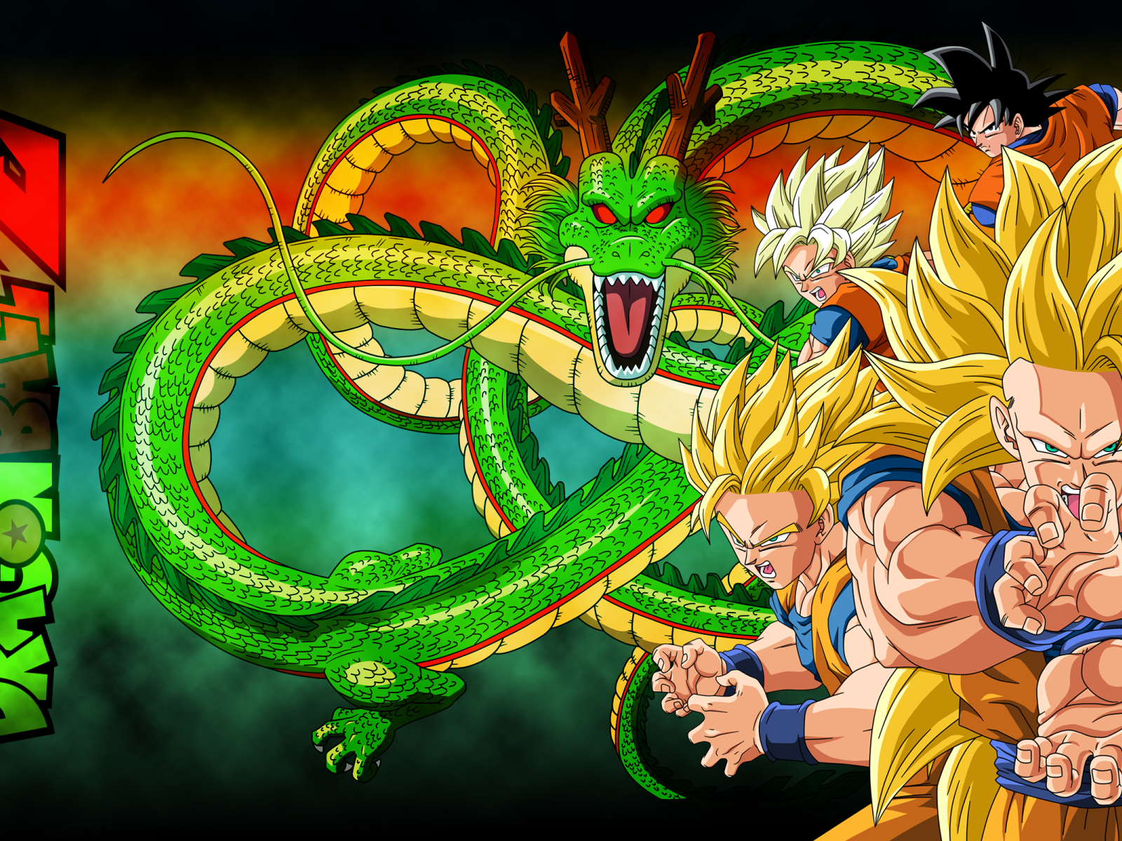 Зеленый дракон, аниме Dragon Ball Z