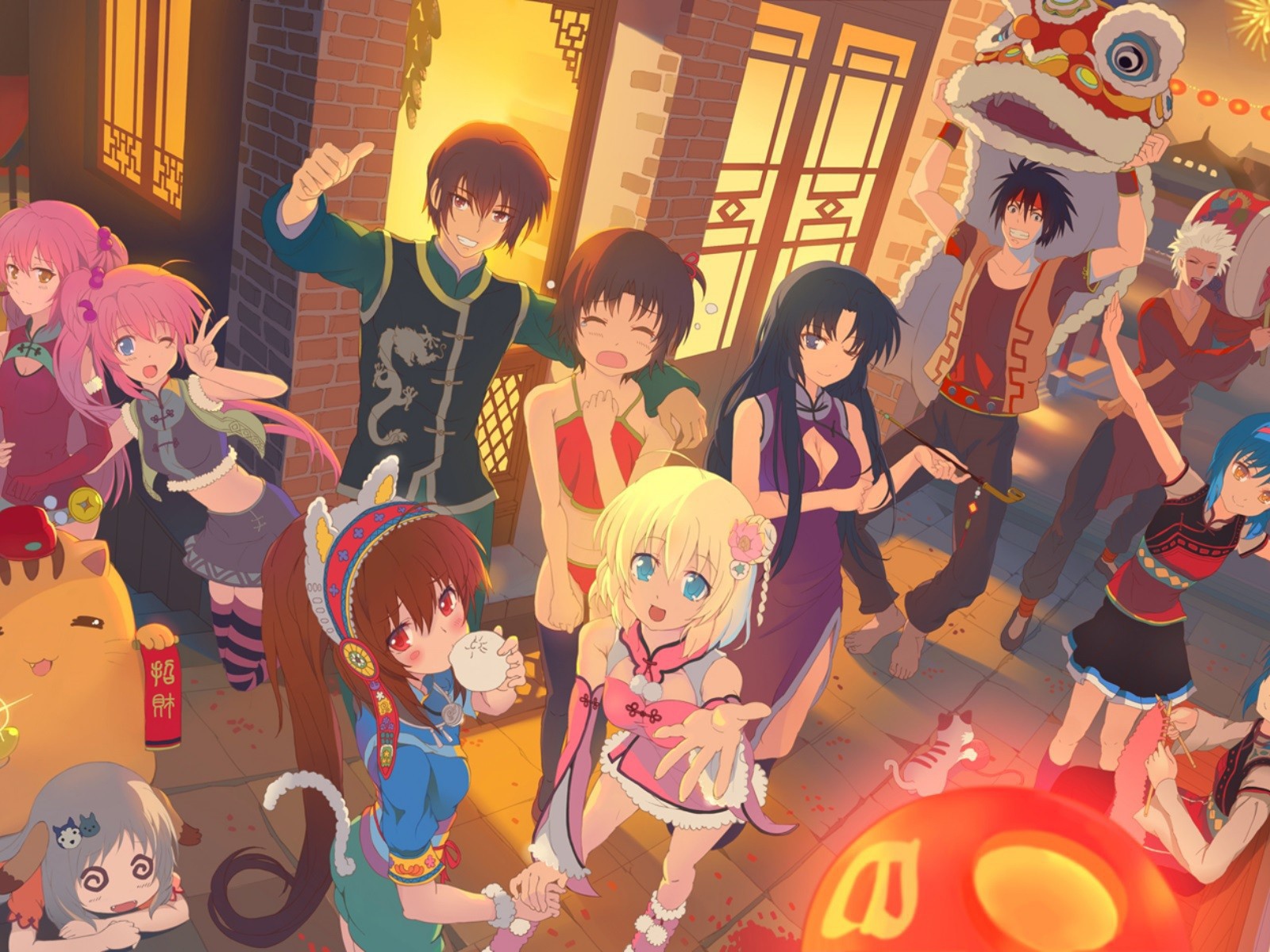 Праздник в аниме Маленькие проказники