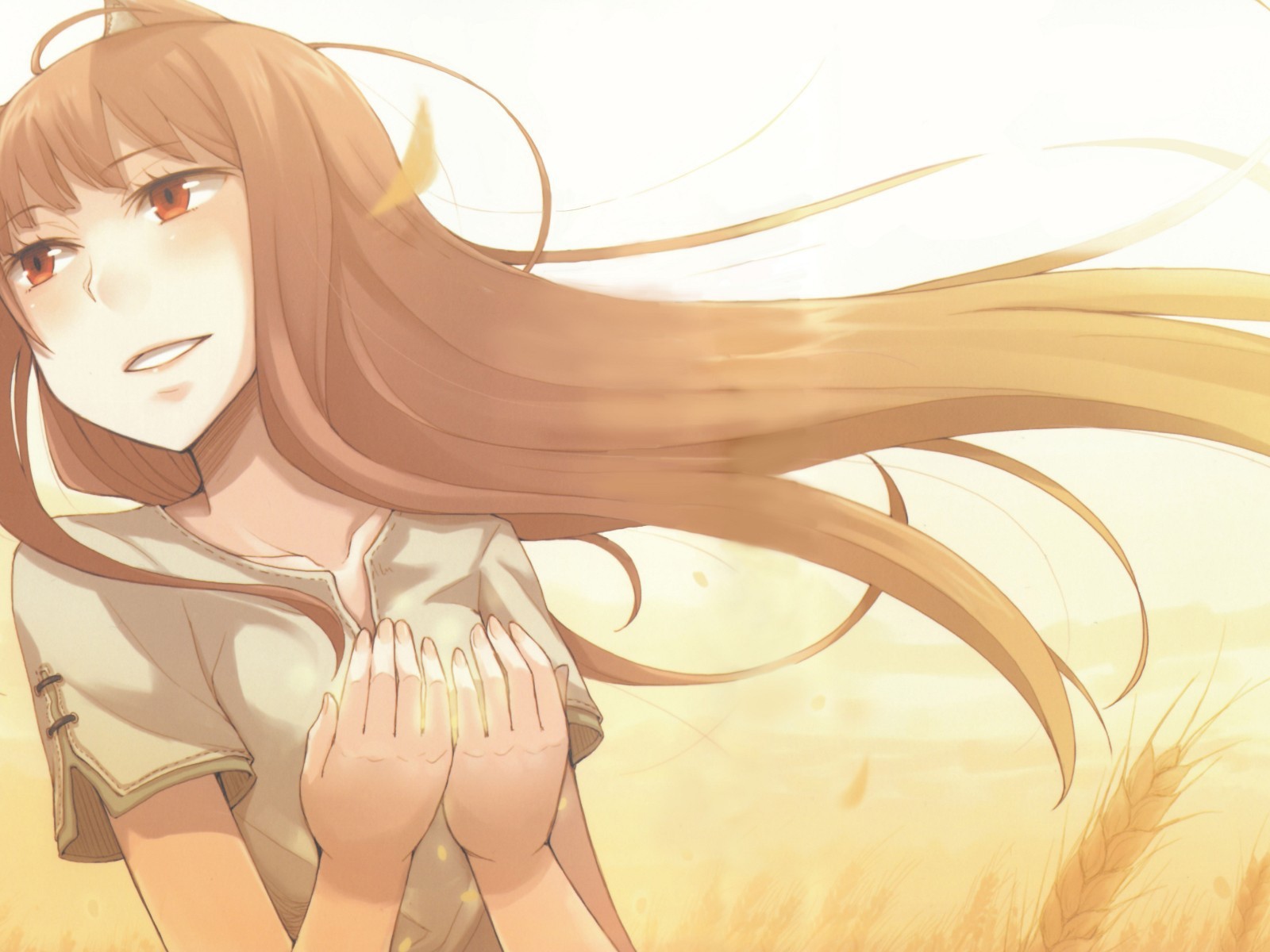 Холо из аниме Волчица и пряности