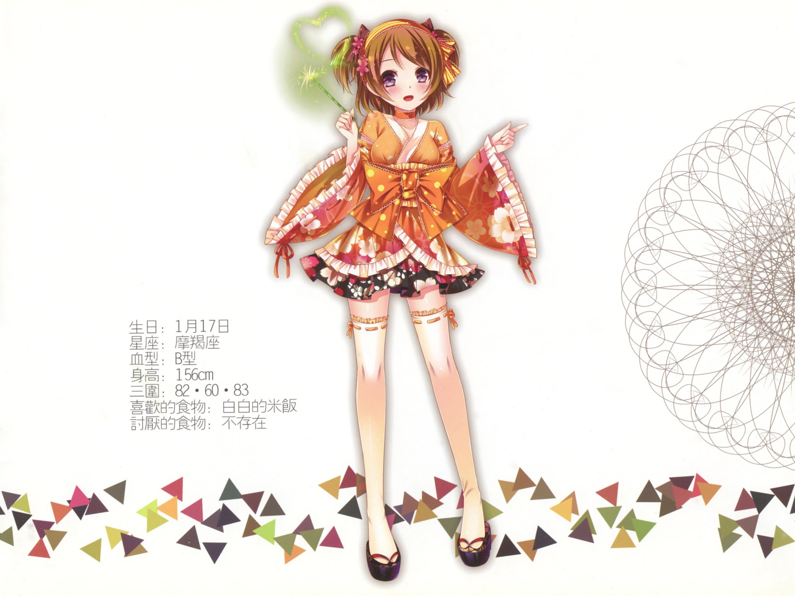 Коизуми Ханайо - девушка из аниме Love Live