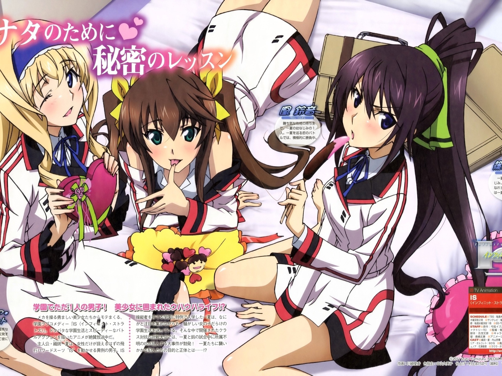 Манга аниме Infinite Stratos