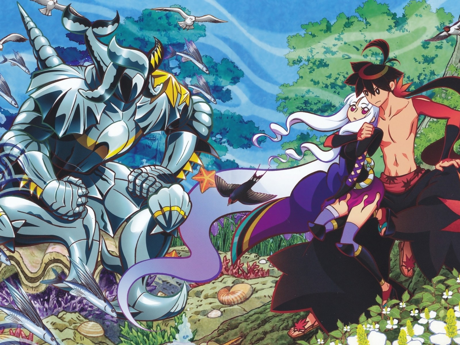 Встреча с врагом в аниме Истории мечей