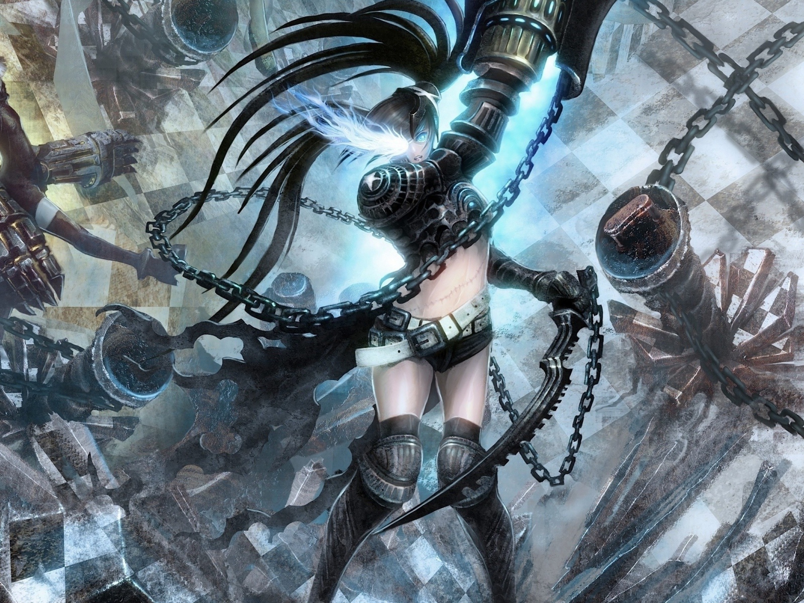 Сражение в аниме Стрелок с Черной скалы