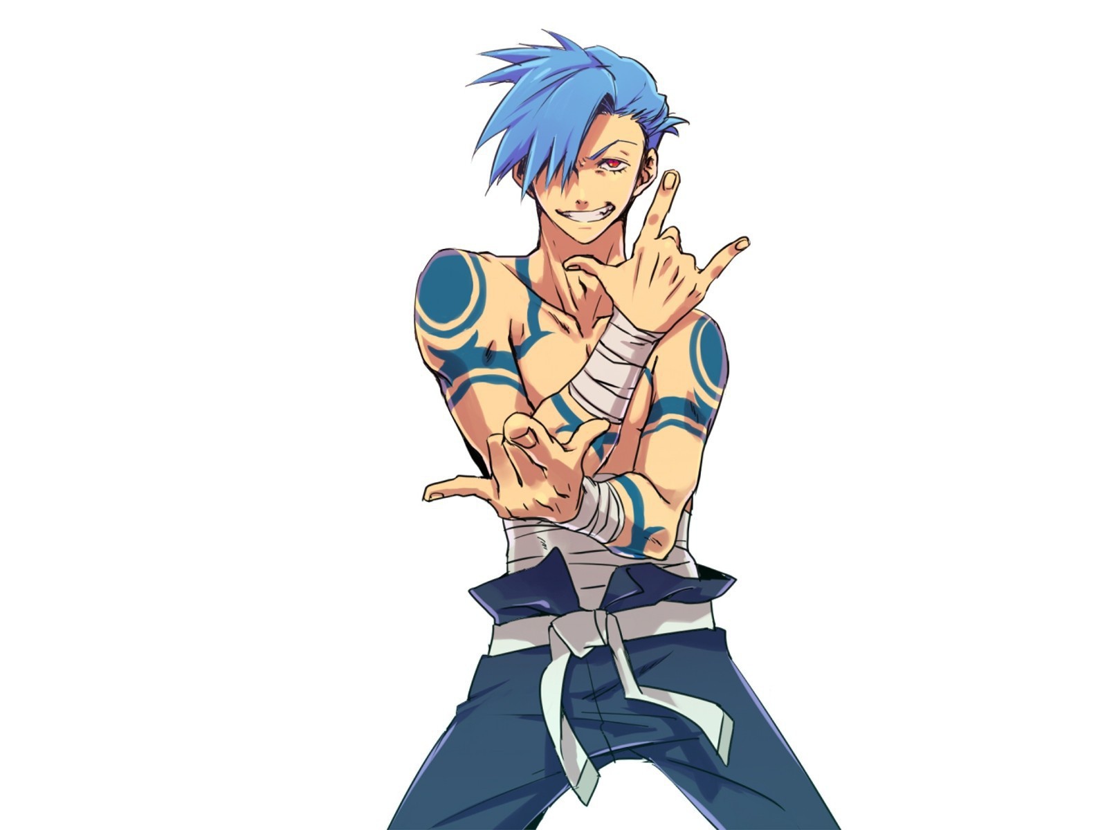 Парень из аниме Гуррен-Лаганн