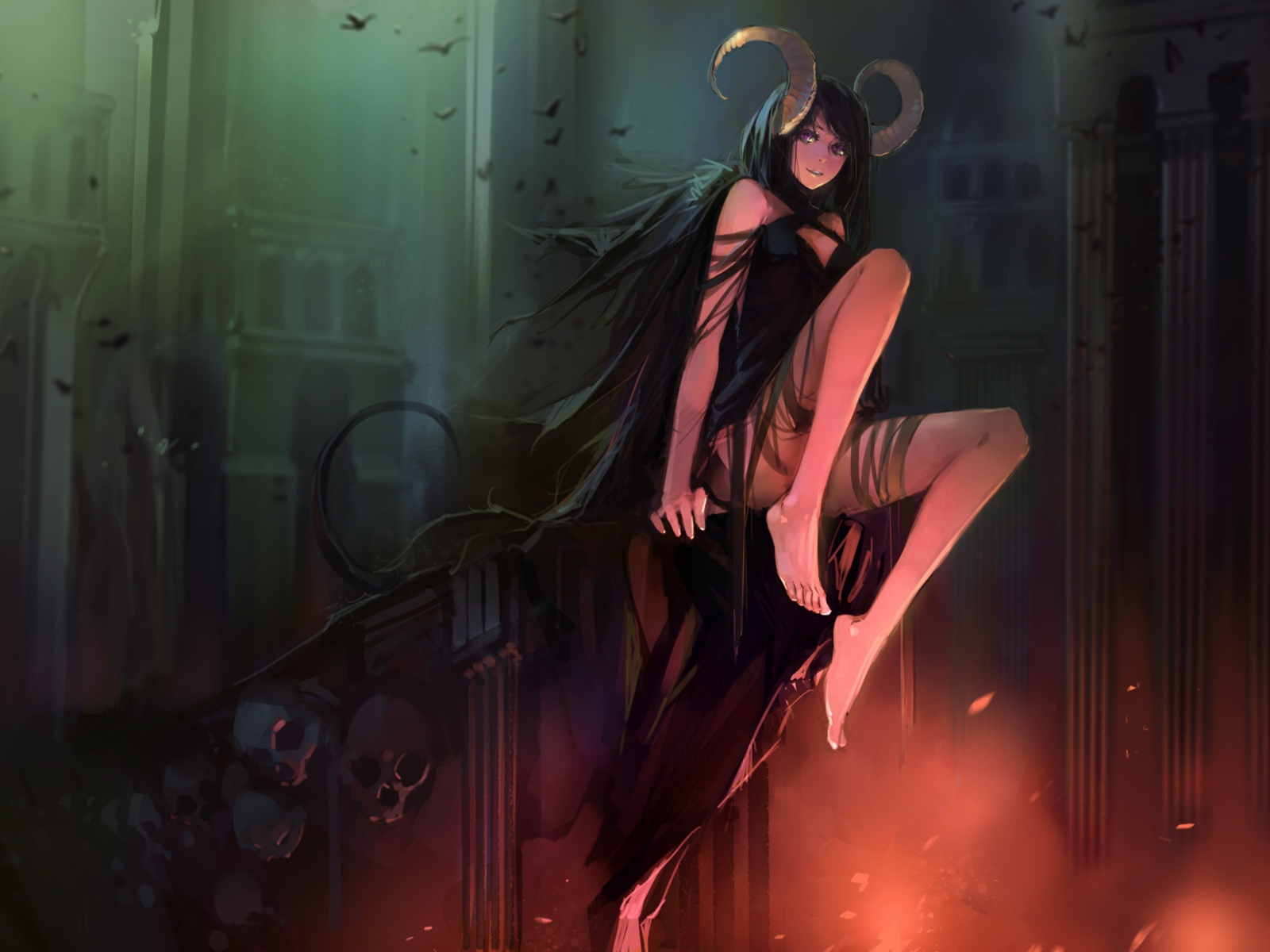 Колдунья с рогами барана, аниме