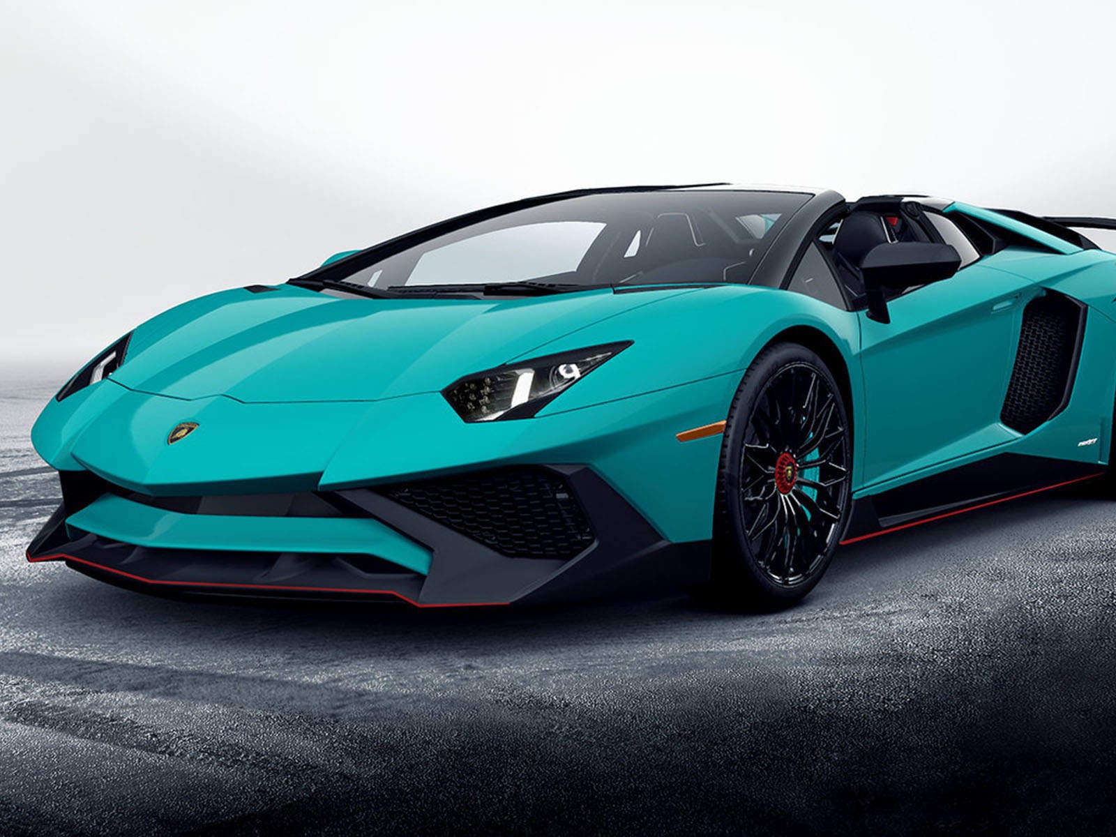 Светло зеленый Lamborghini Aventador