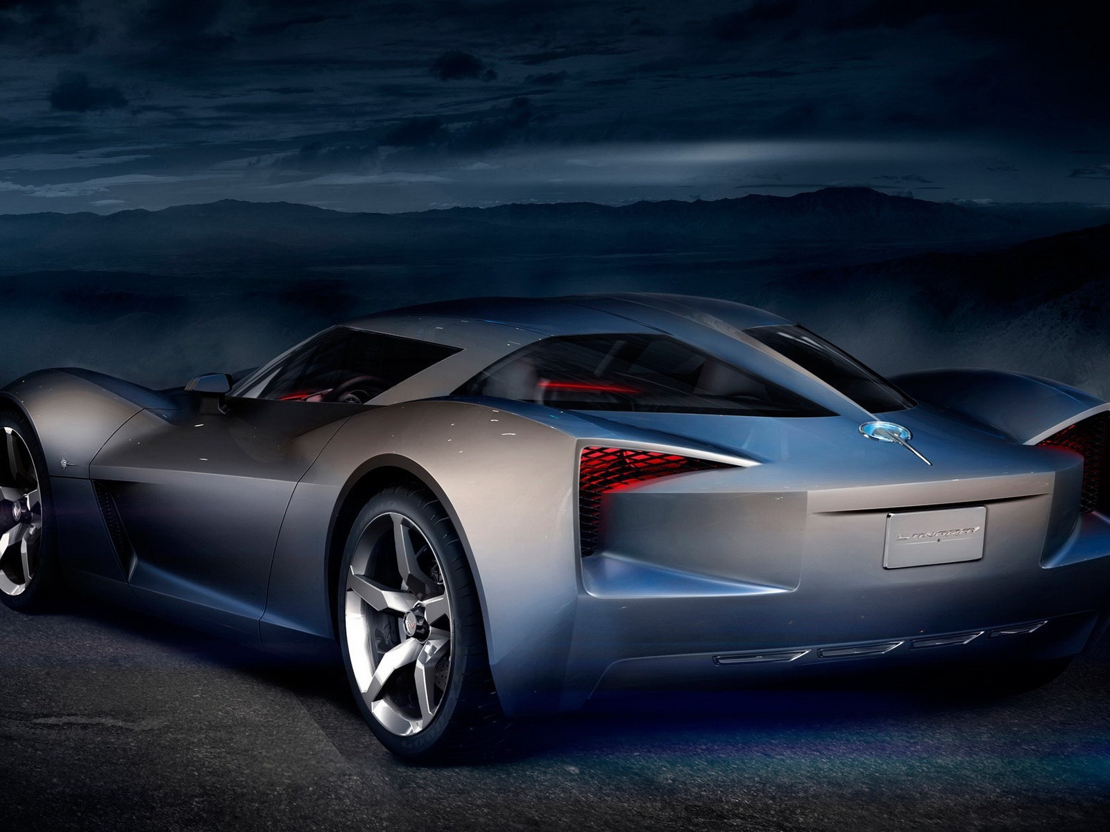 Стильный концепт кар автомобиля будущего