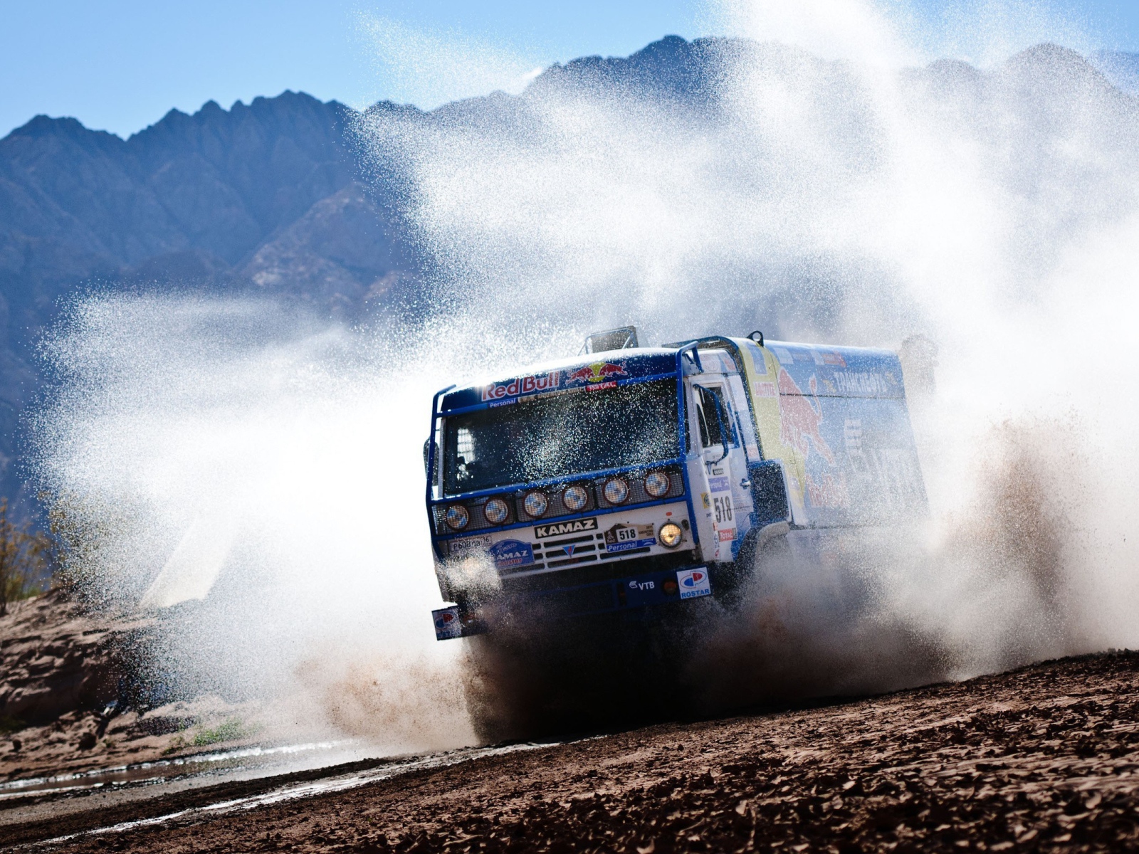 Камаз во время Rally Truck