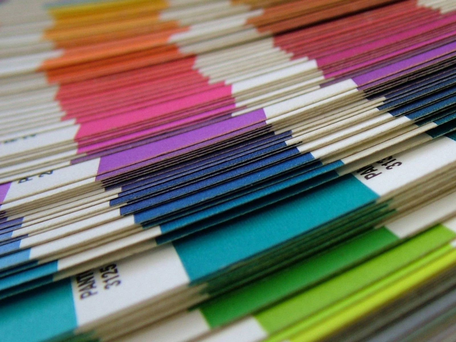 Стопка папок всех цветов радуги