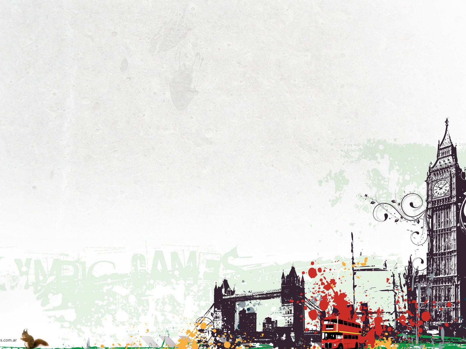 Арт Лондон, серый фон