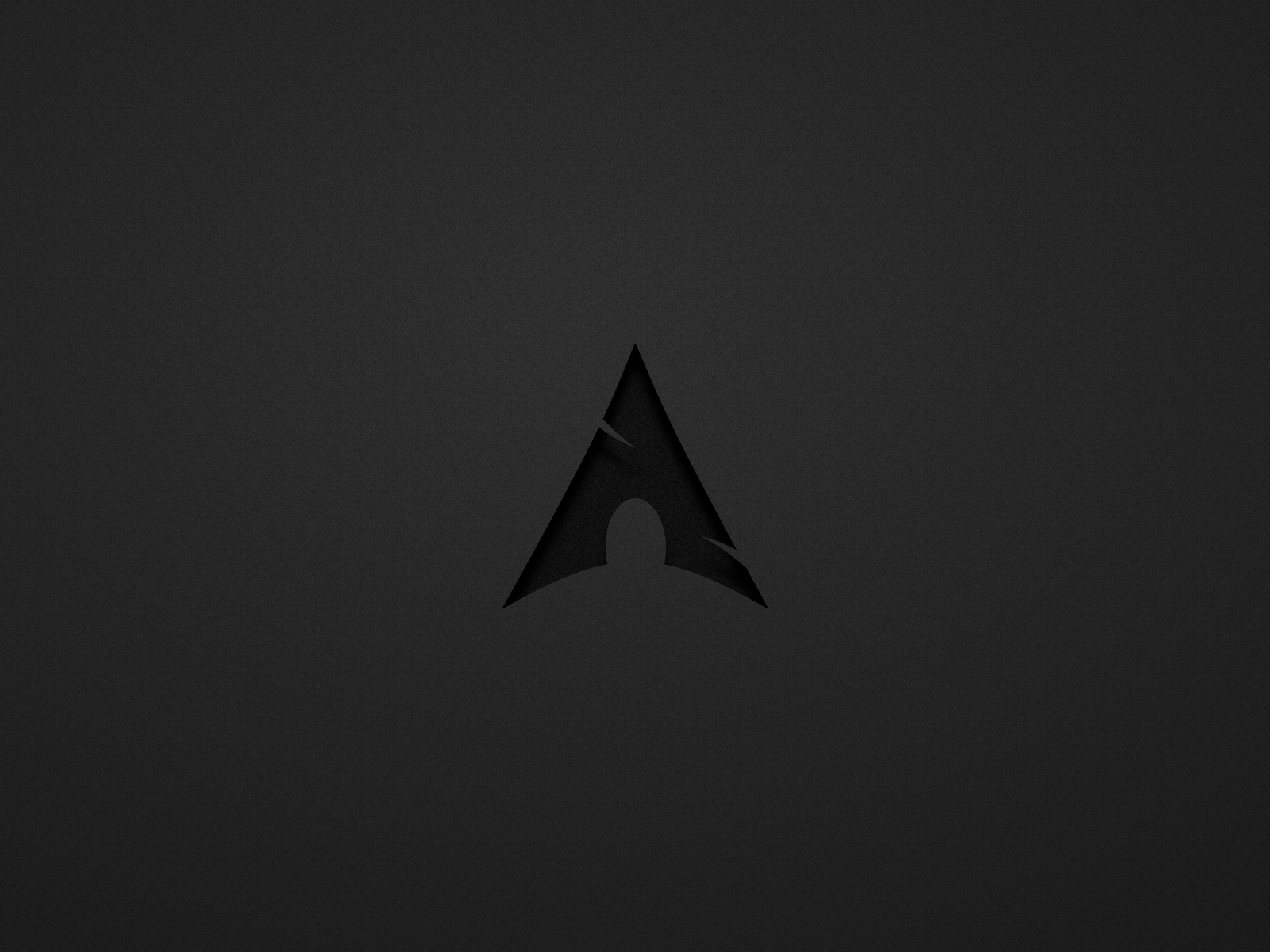 Черный символ на сером фоне