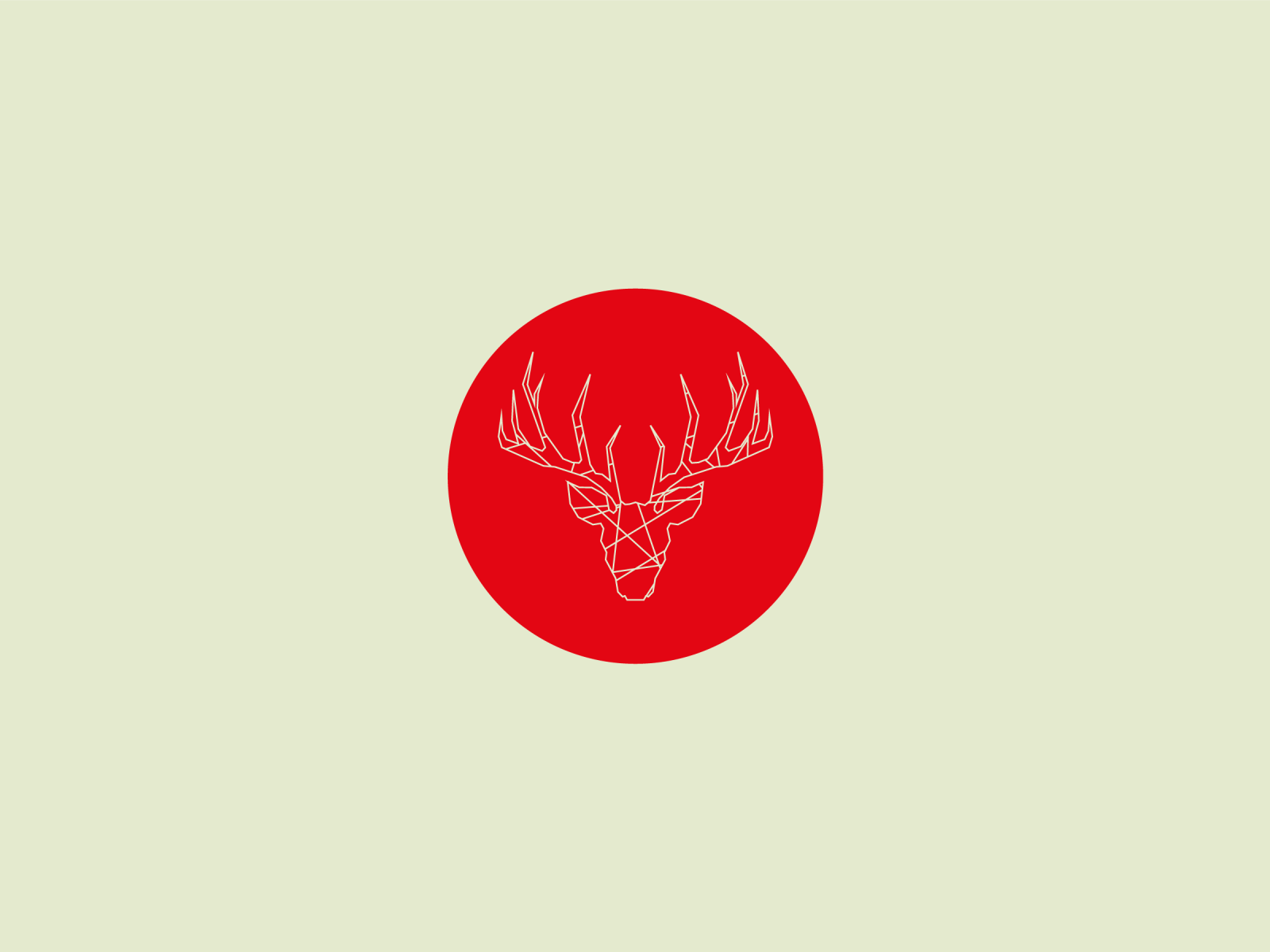 Олень на флаге Японии