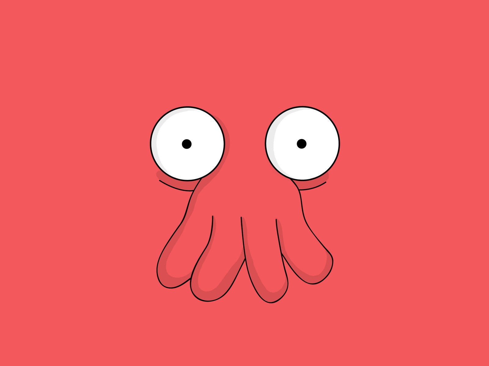 Доктор Зойдберг, розовый фон