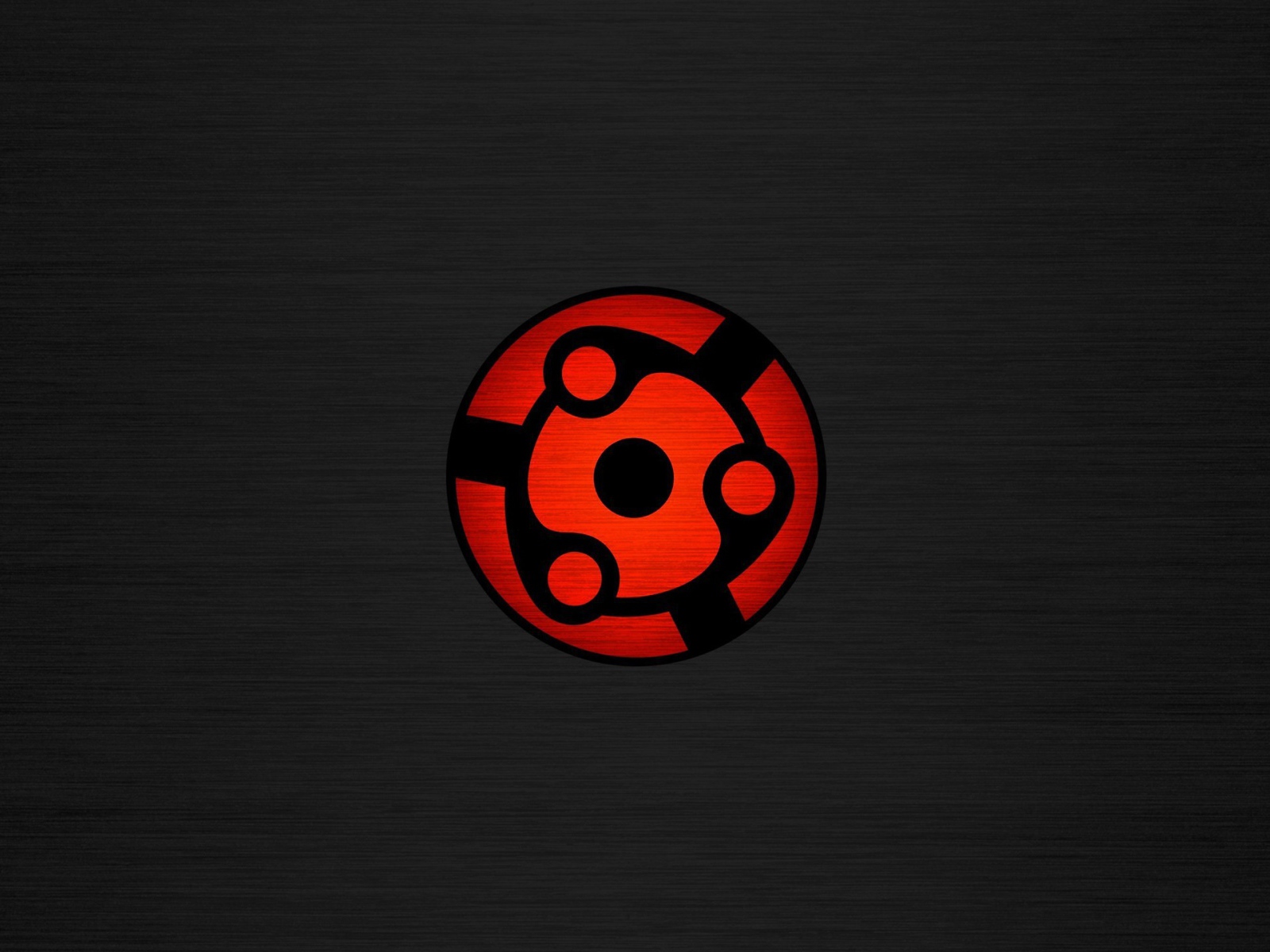 Глаз Шаринган аниме, серый фон