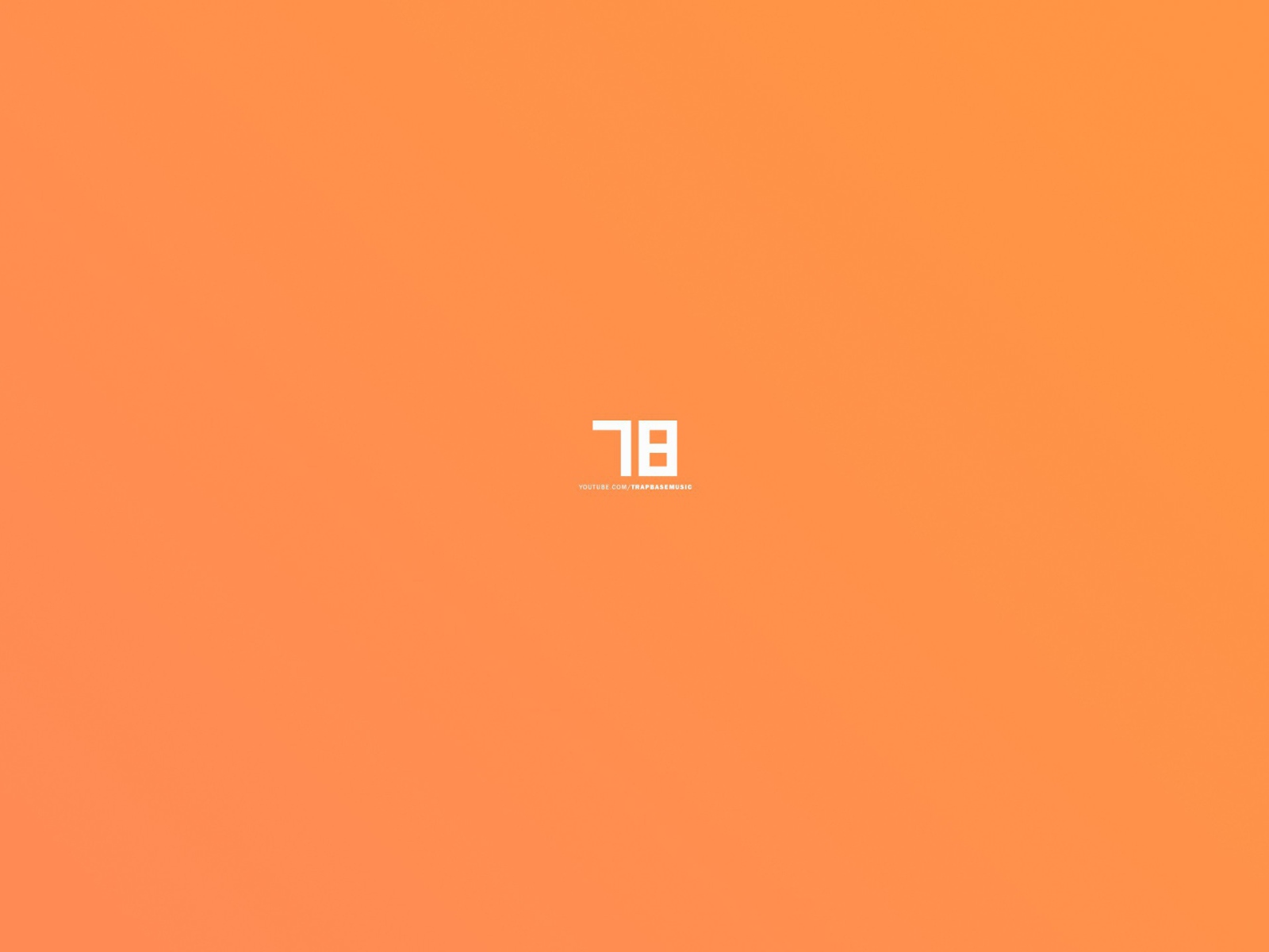 Цифры, оранжевый фон