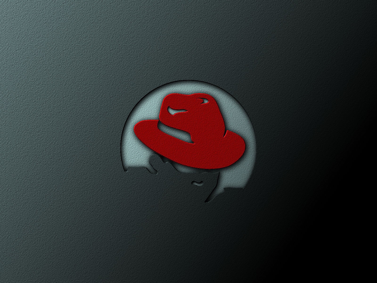 Серый фон ОС Red Hat