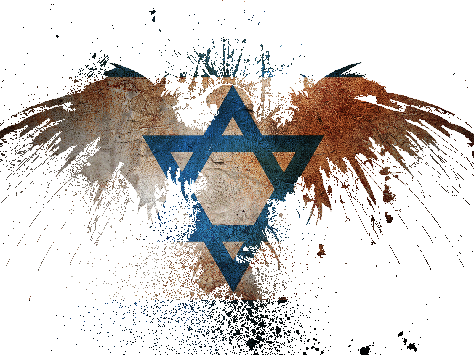 Флаг Израиля, орел