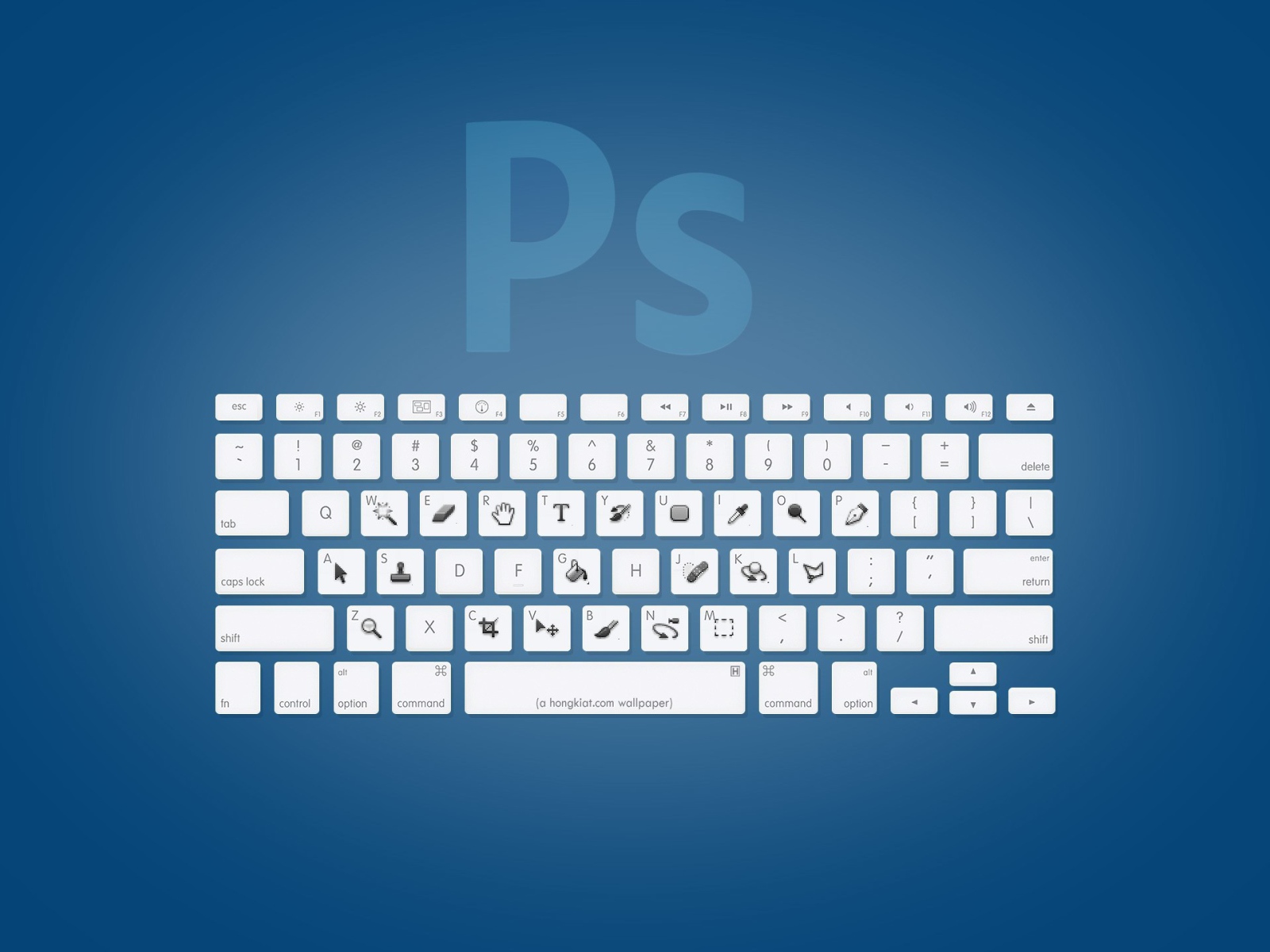 Клавиатура Адоб Фотошоп