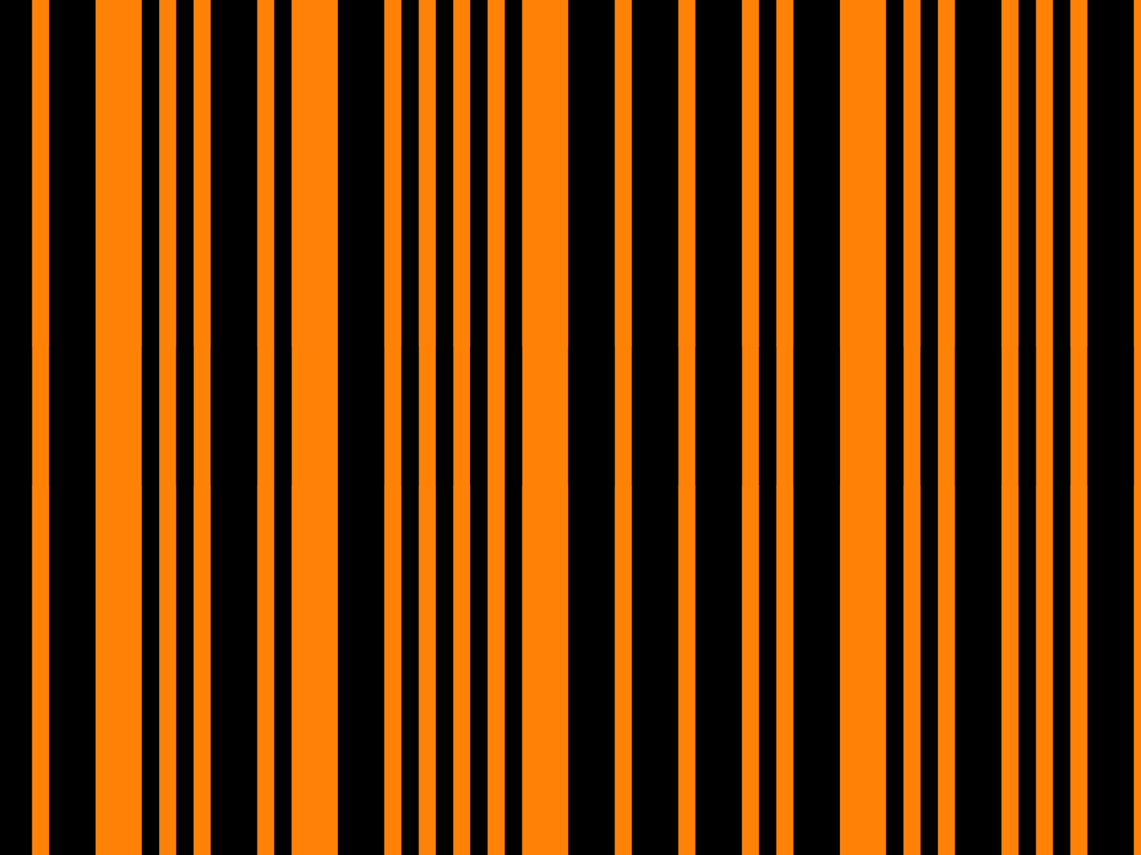 Оранжевый штрихкод на черном фоне