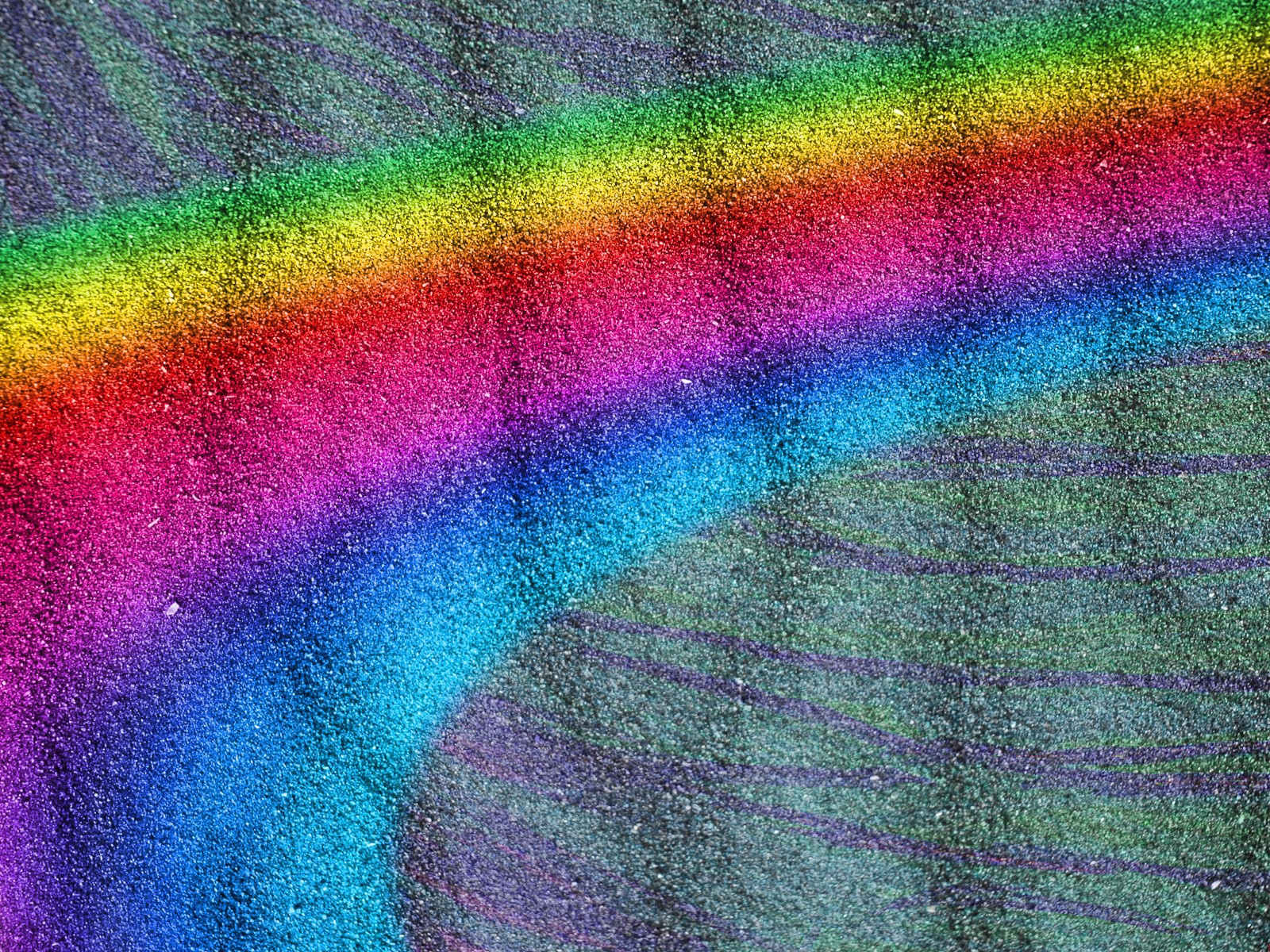 Радуга на песке