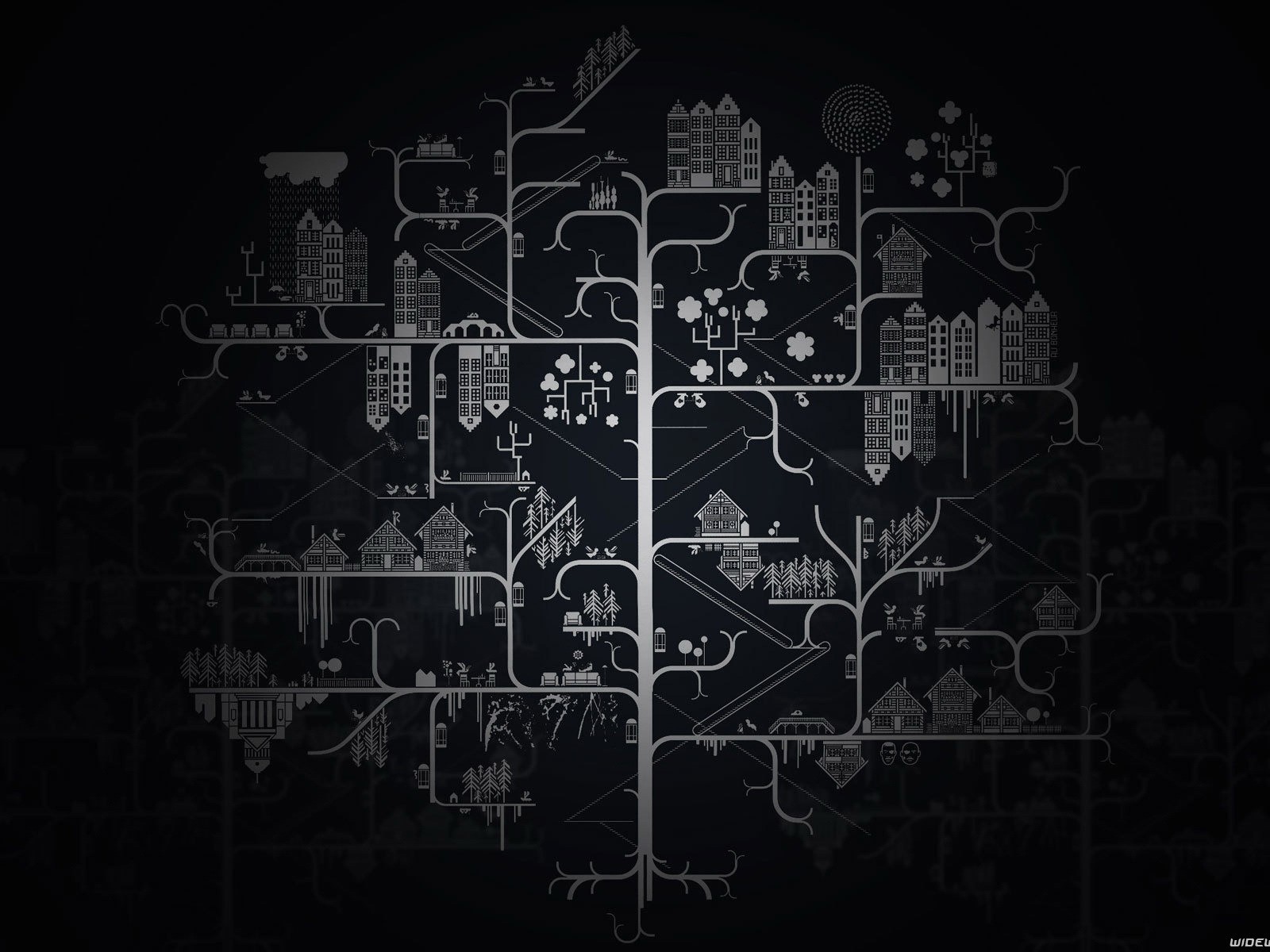 Электрическая схема города