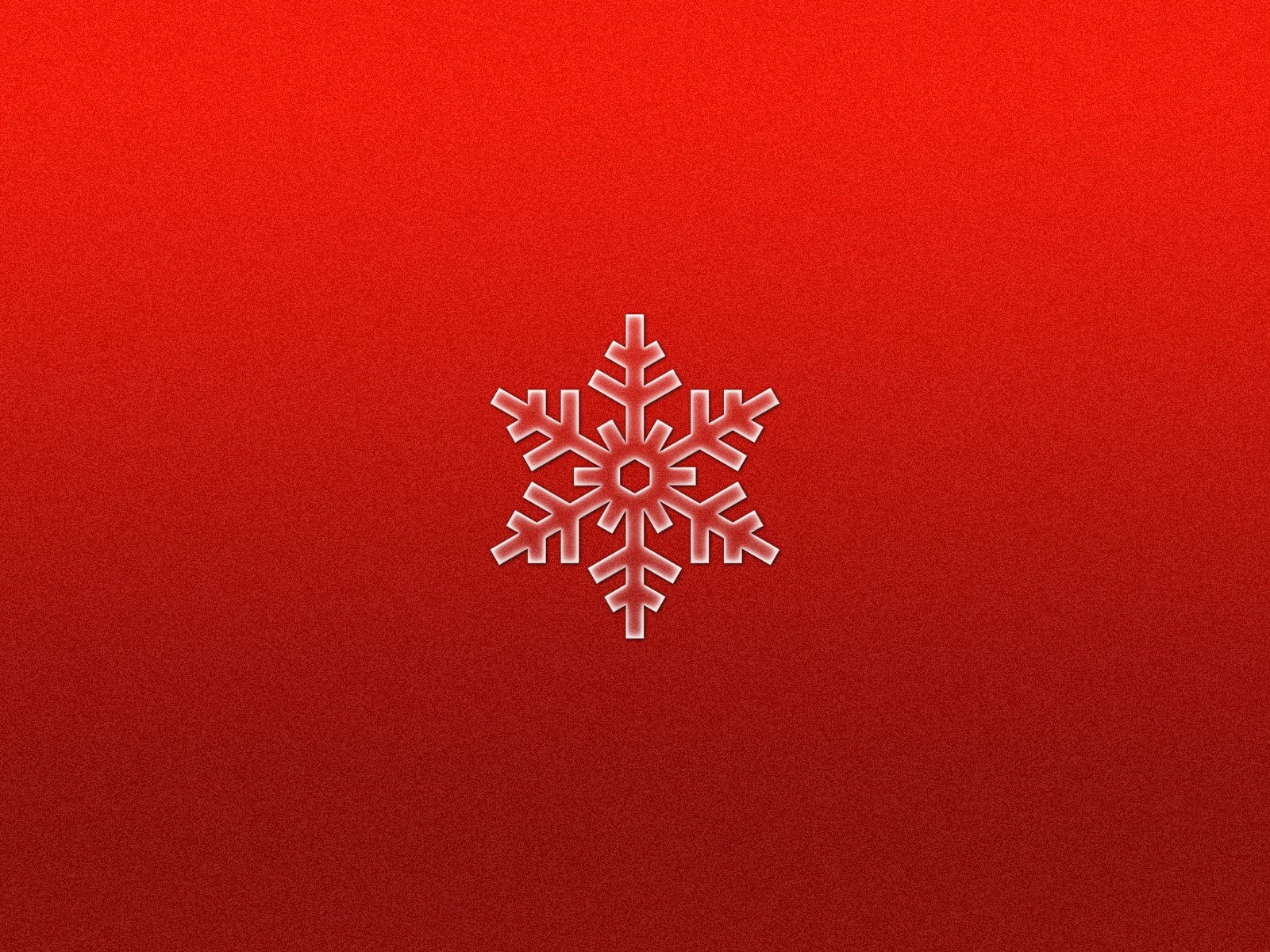 Снежинка на красном фоне