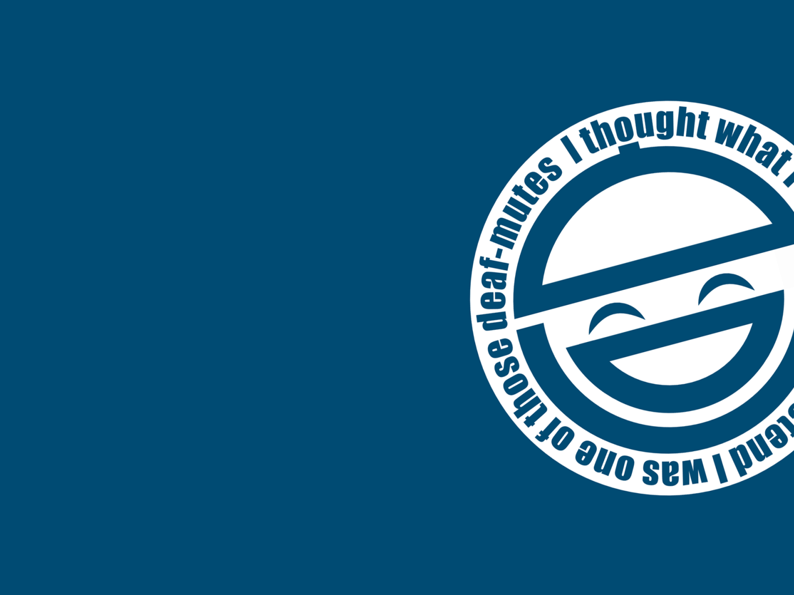 Символ аниме сериала Призрак в доспехах, голубой фон