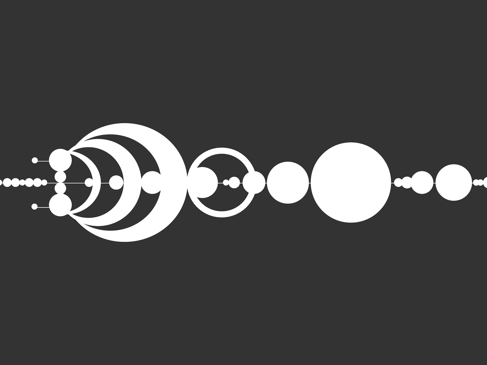 Геометрический орнамент, серый фон