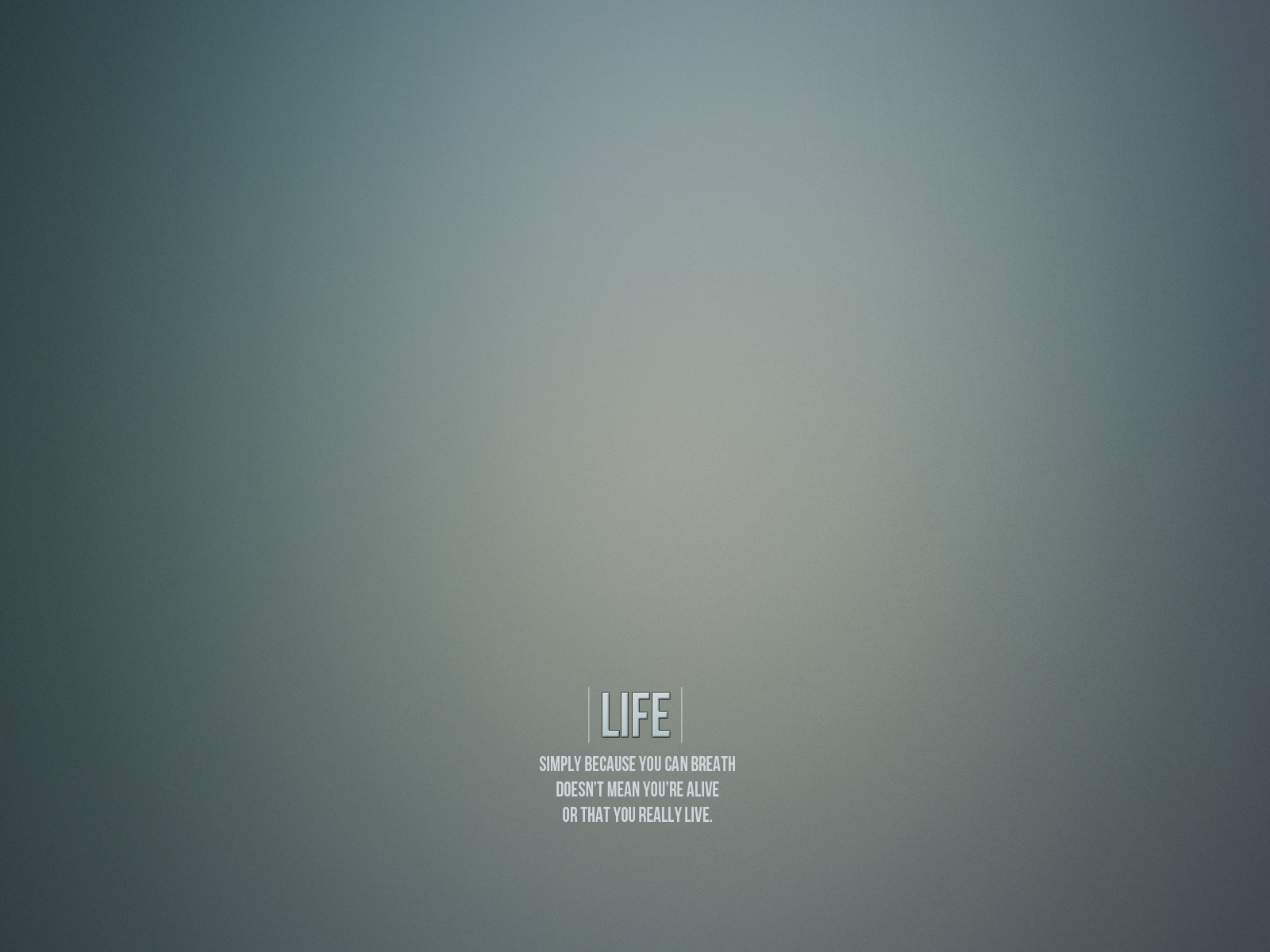 Смысл жизни, серый фон, надписи