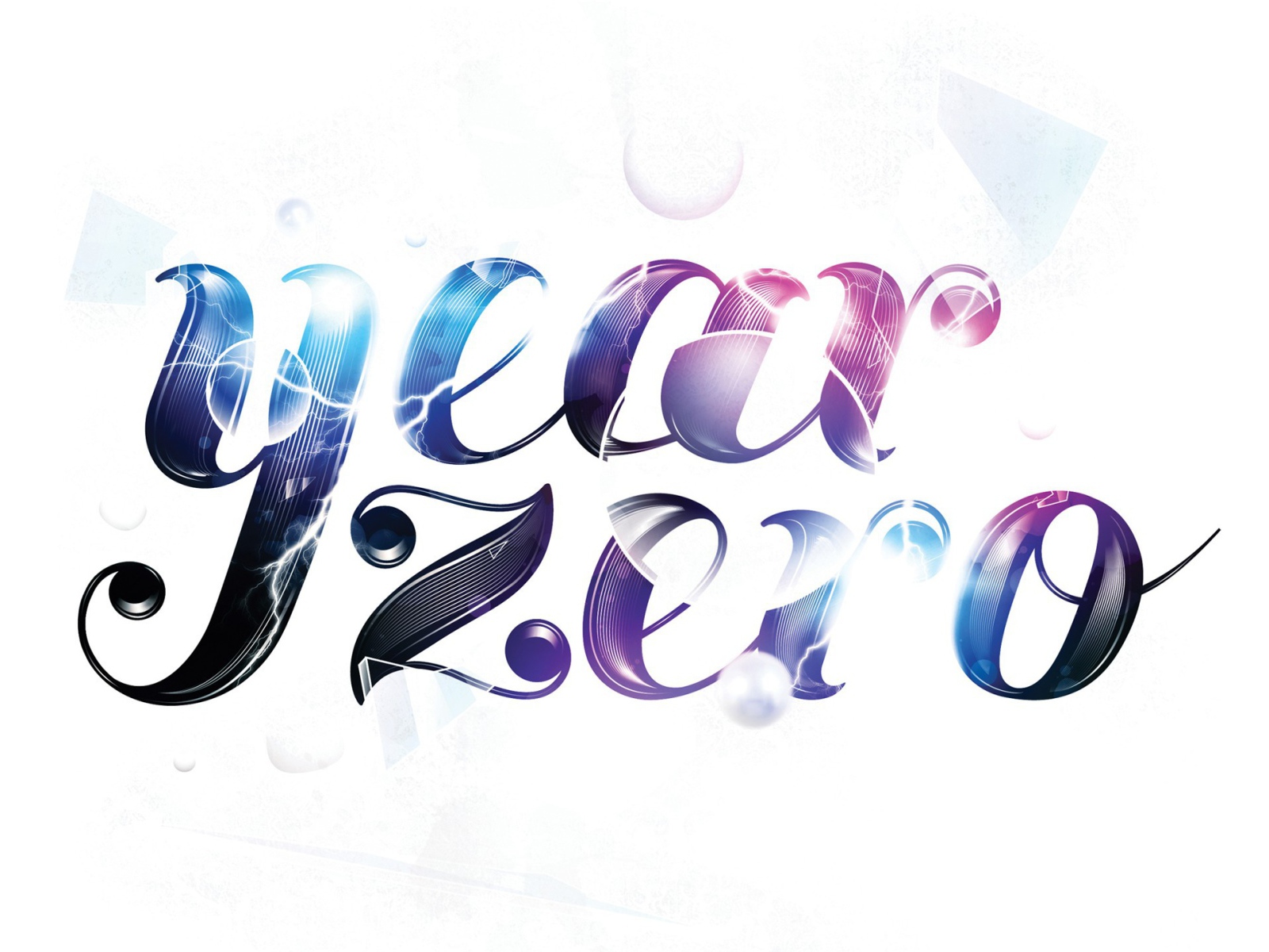 Нулевой год, белый фон