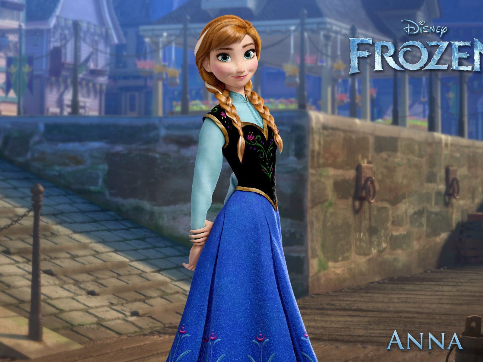 Анна из мультфильма Холодное сердце