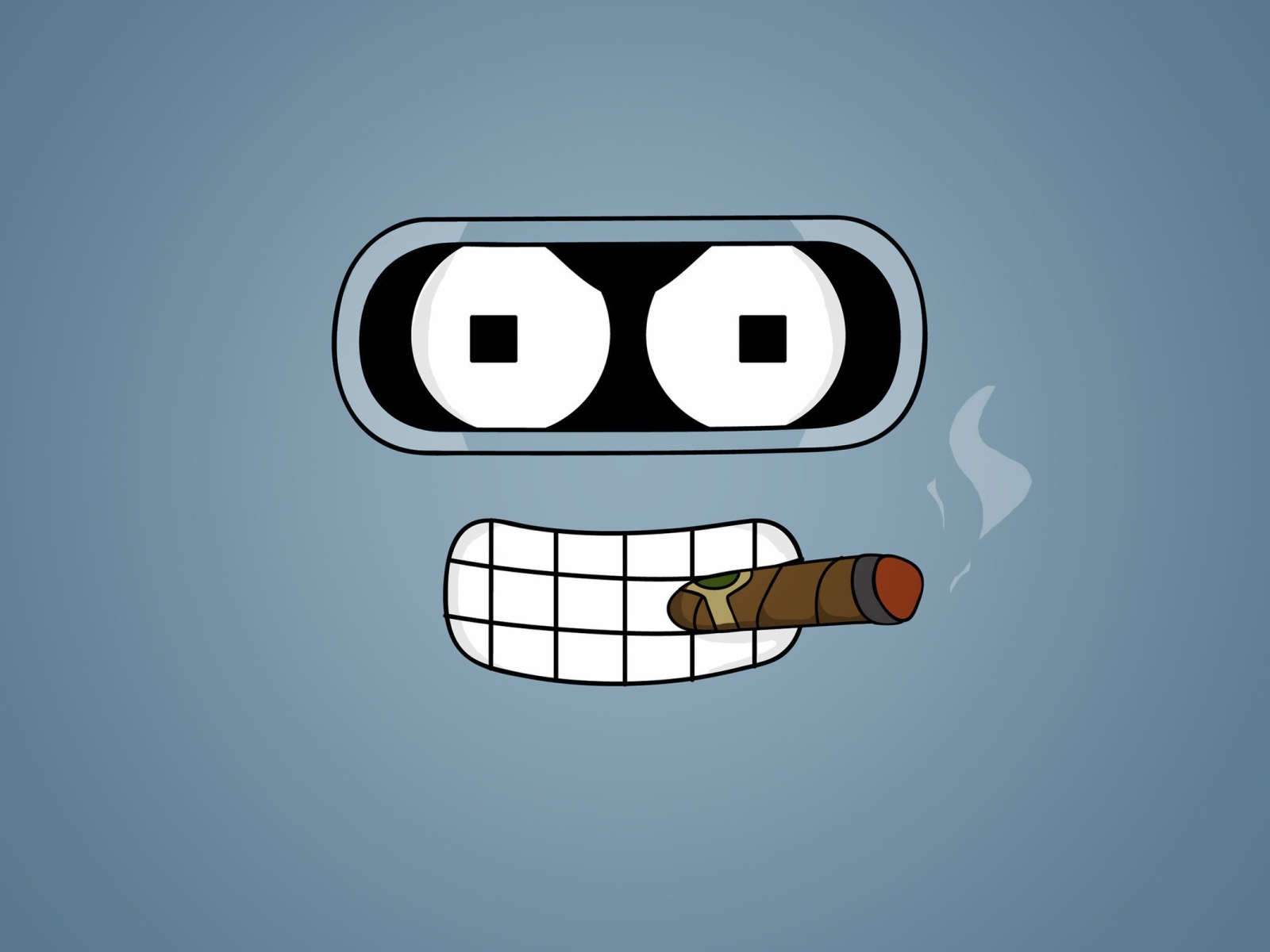 Бендер с сигарой во рту, Футурама