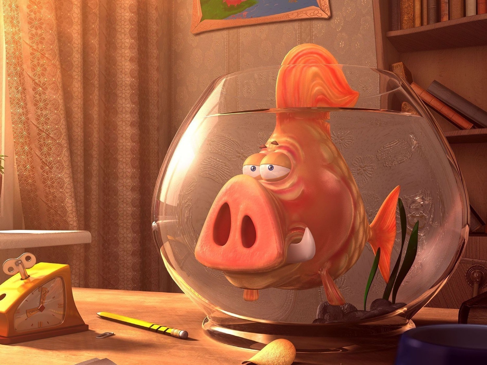 Рыба с носом поросенка, мультфильм