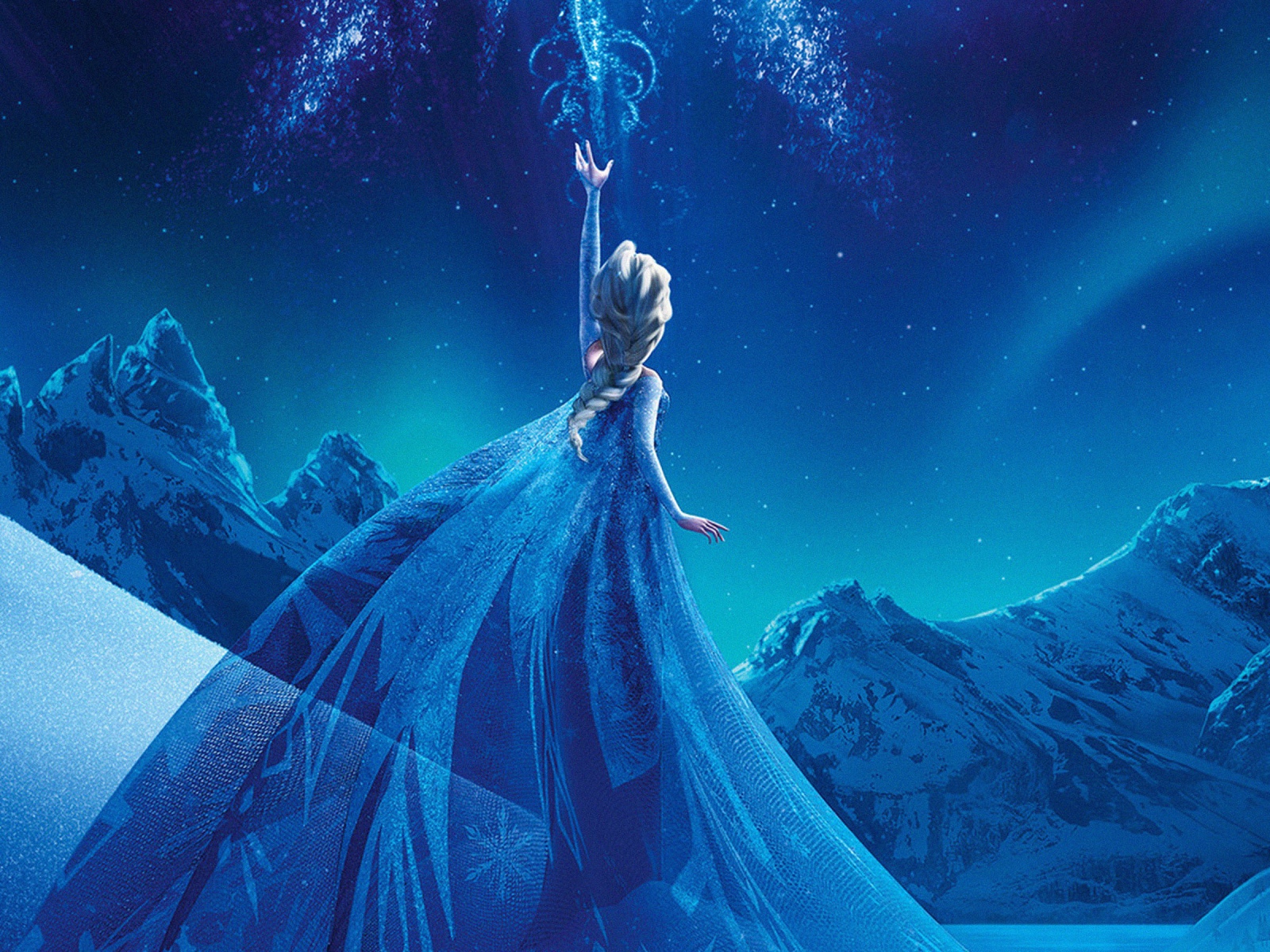 Принцесса Эльза в горах, мультфильм