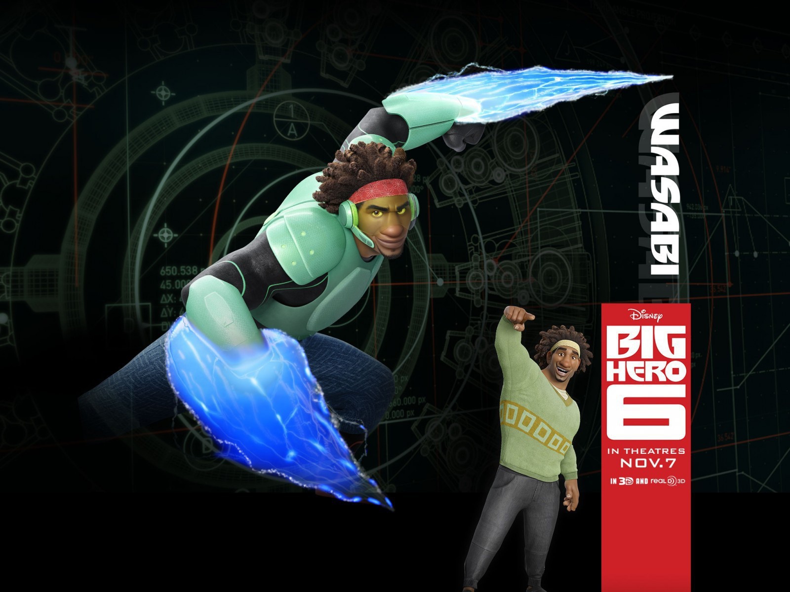 Васаби, мультфильм Город героев